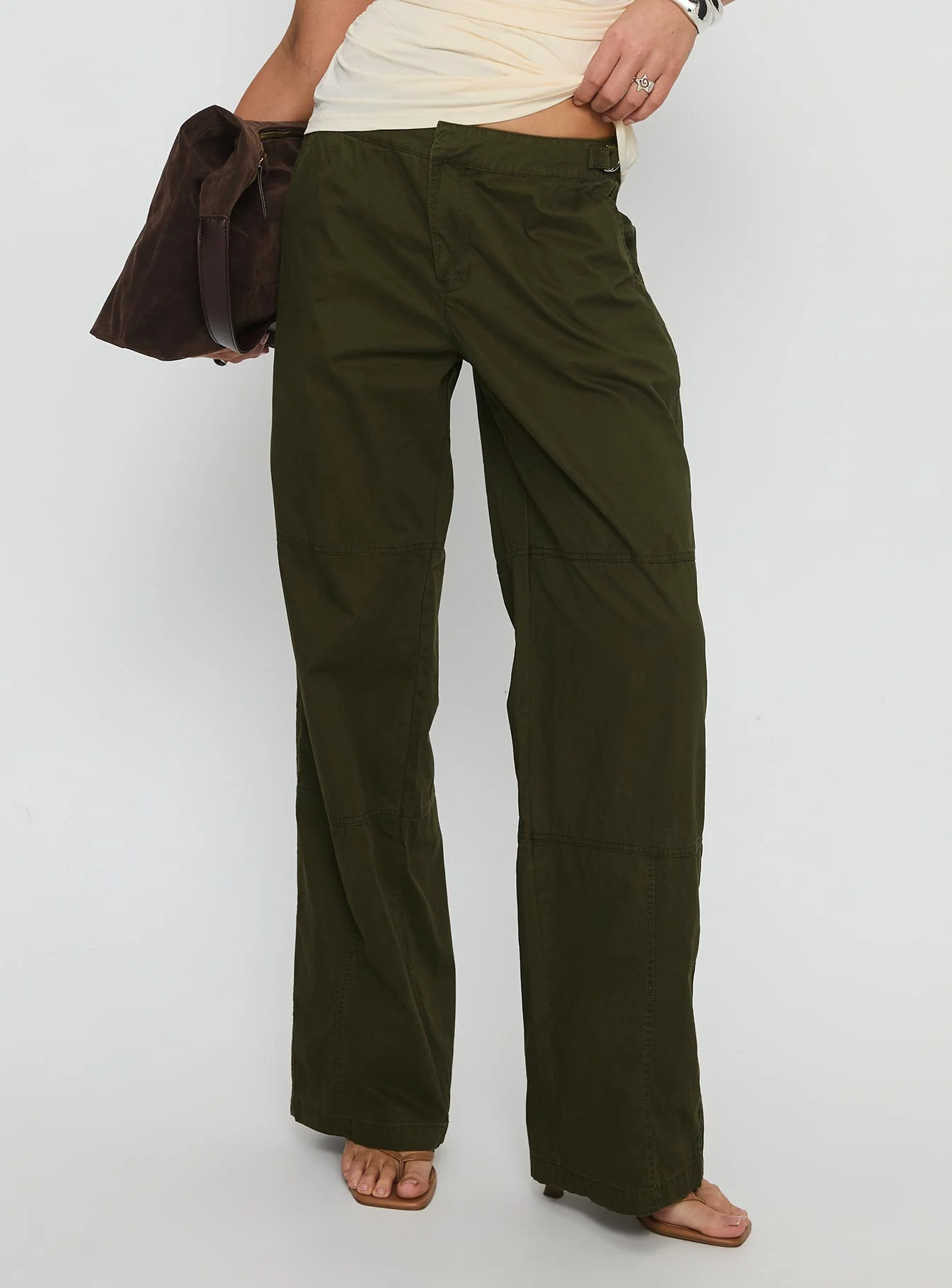 Ravenscroft Cargo Pant Washed Dark Khaki - Image 2