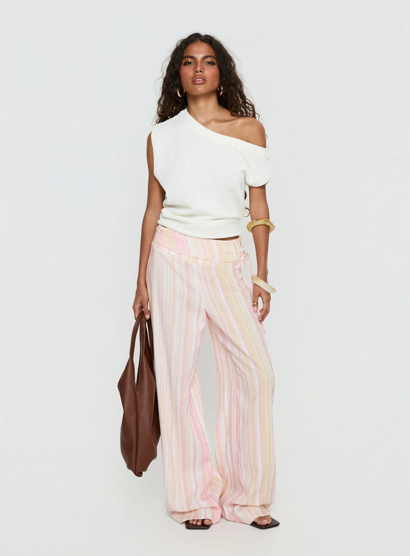 Raymonde Pants Pink Stripe - Image 2