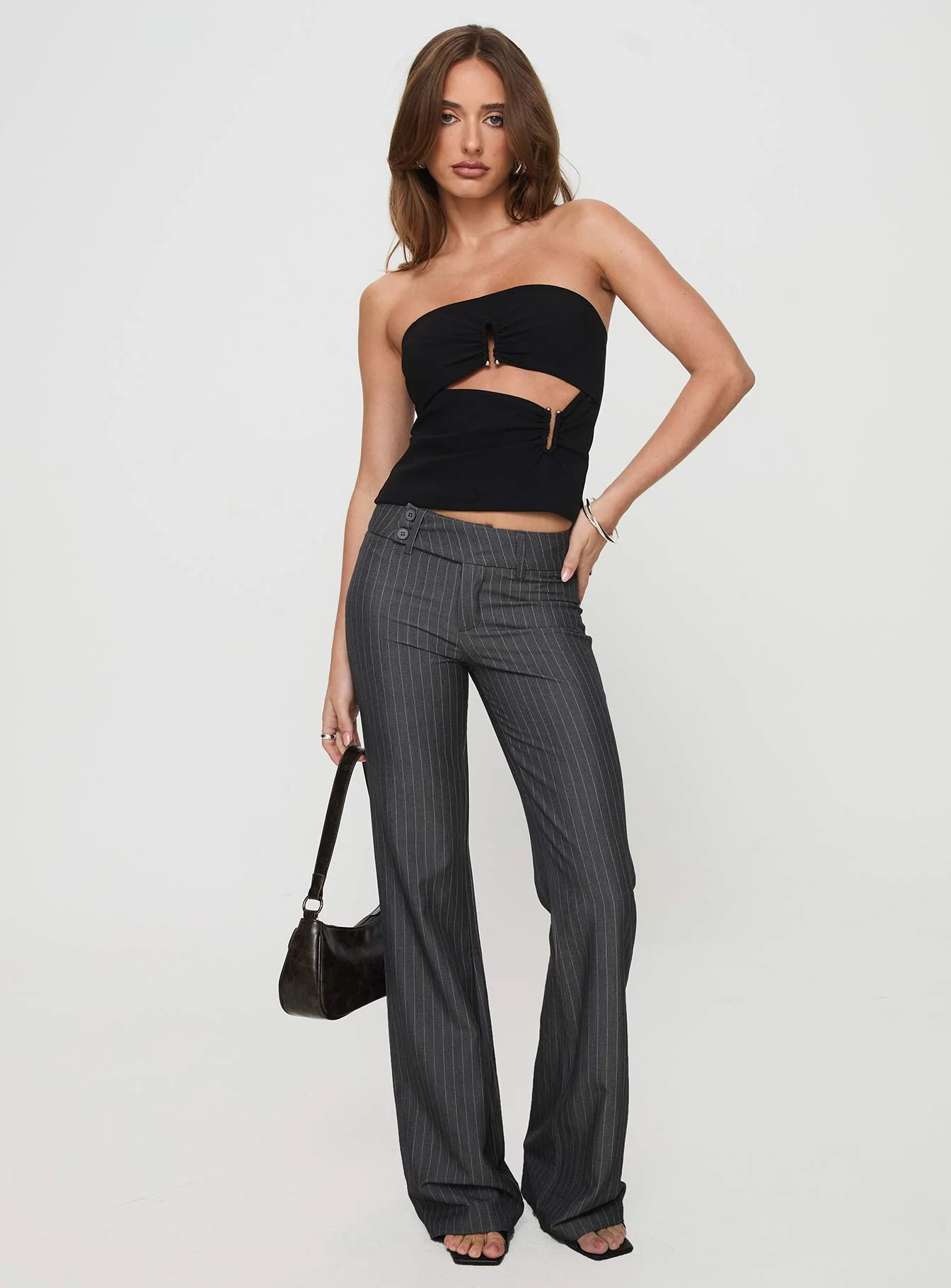 Reckless Abandon Strapless Top Black - Image 3