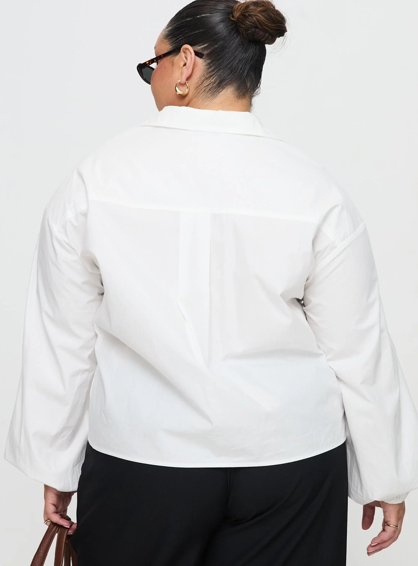 Rinon Long Sleeve Top White Curve - Image 5