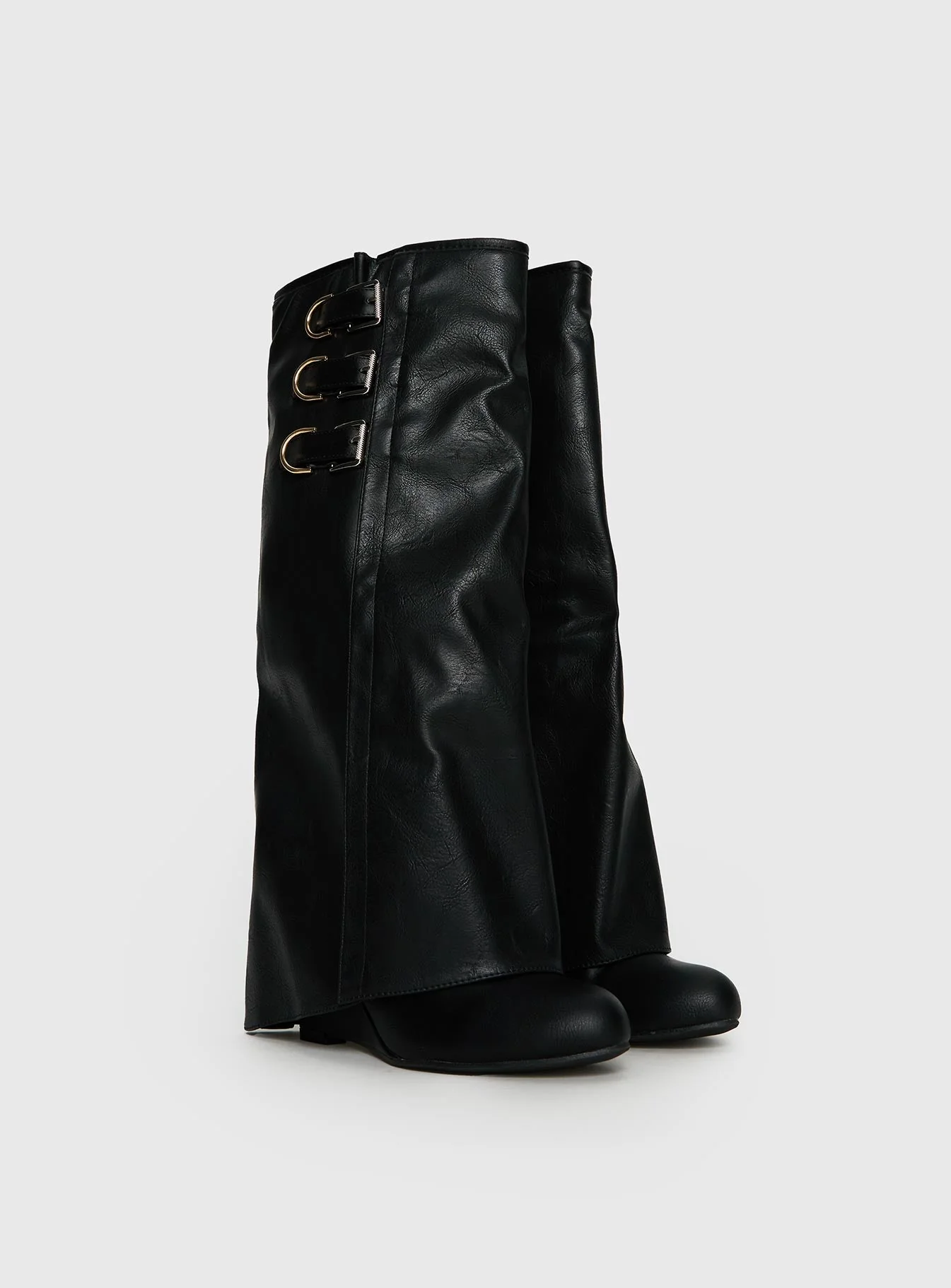 Ritz Knee High Boots Black - Image 2