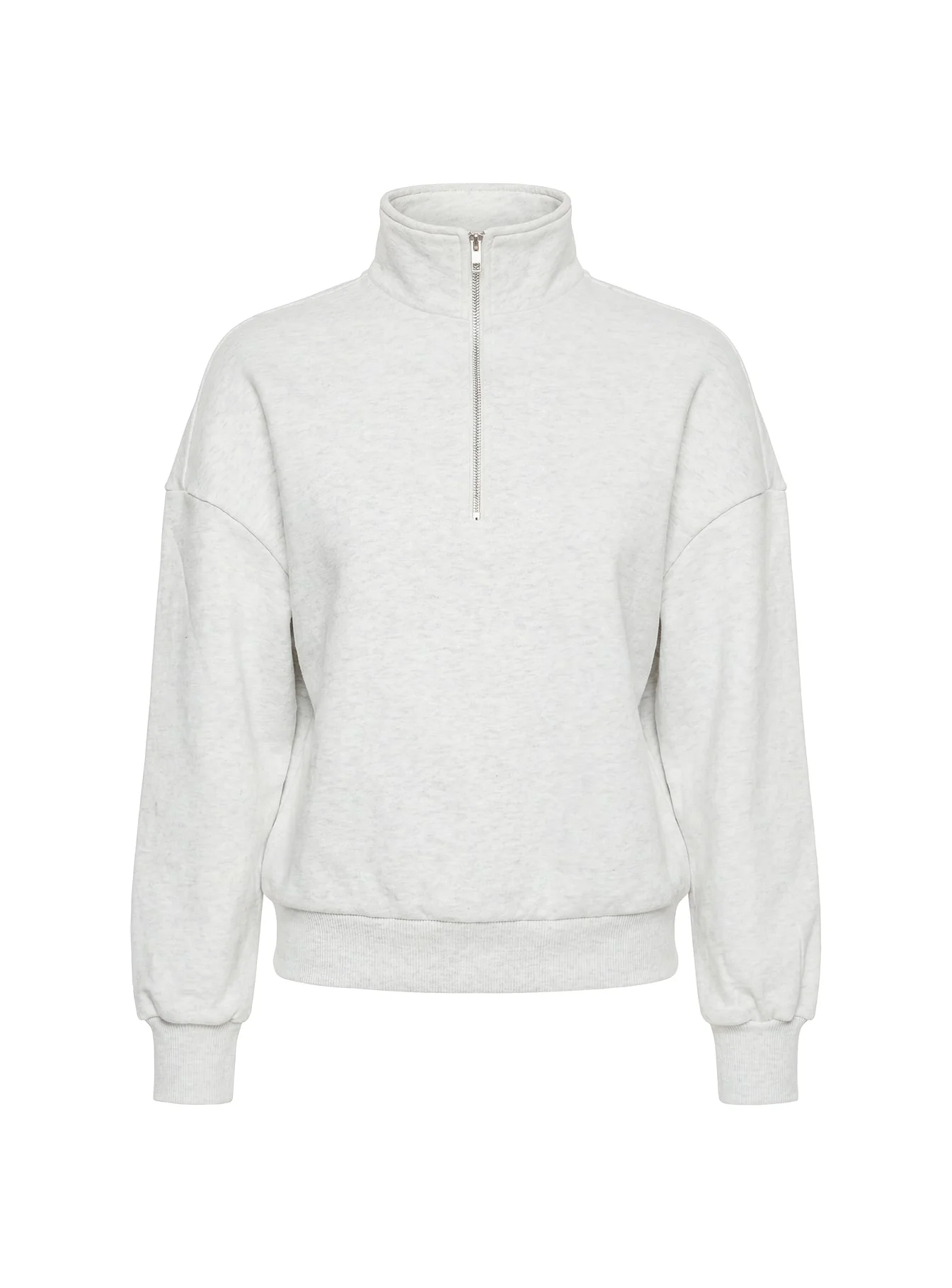 Rozanna 1/4 Zip Jumper Grey Marle - Image 10