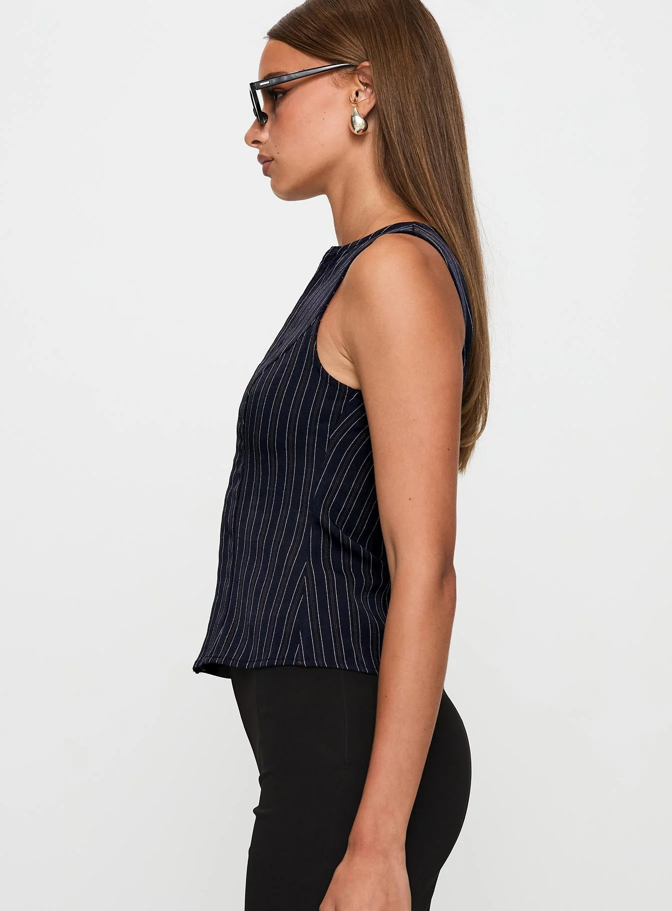 Running Wild Top Blue Stripe - Image 4