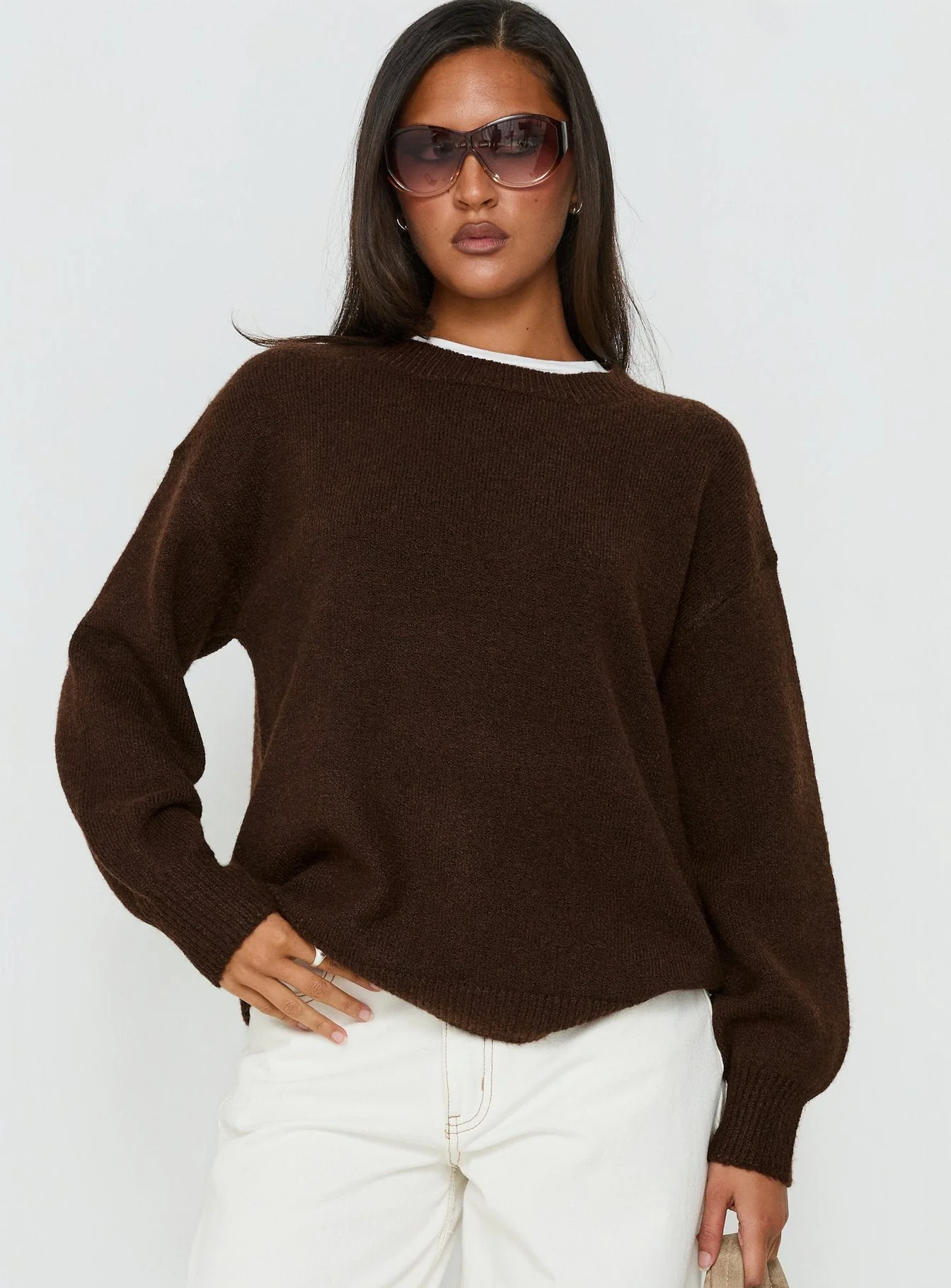 Ryanna Sweater Chocolate - Image 7