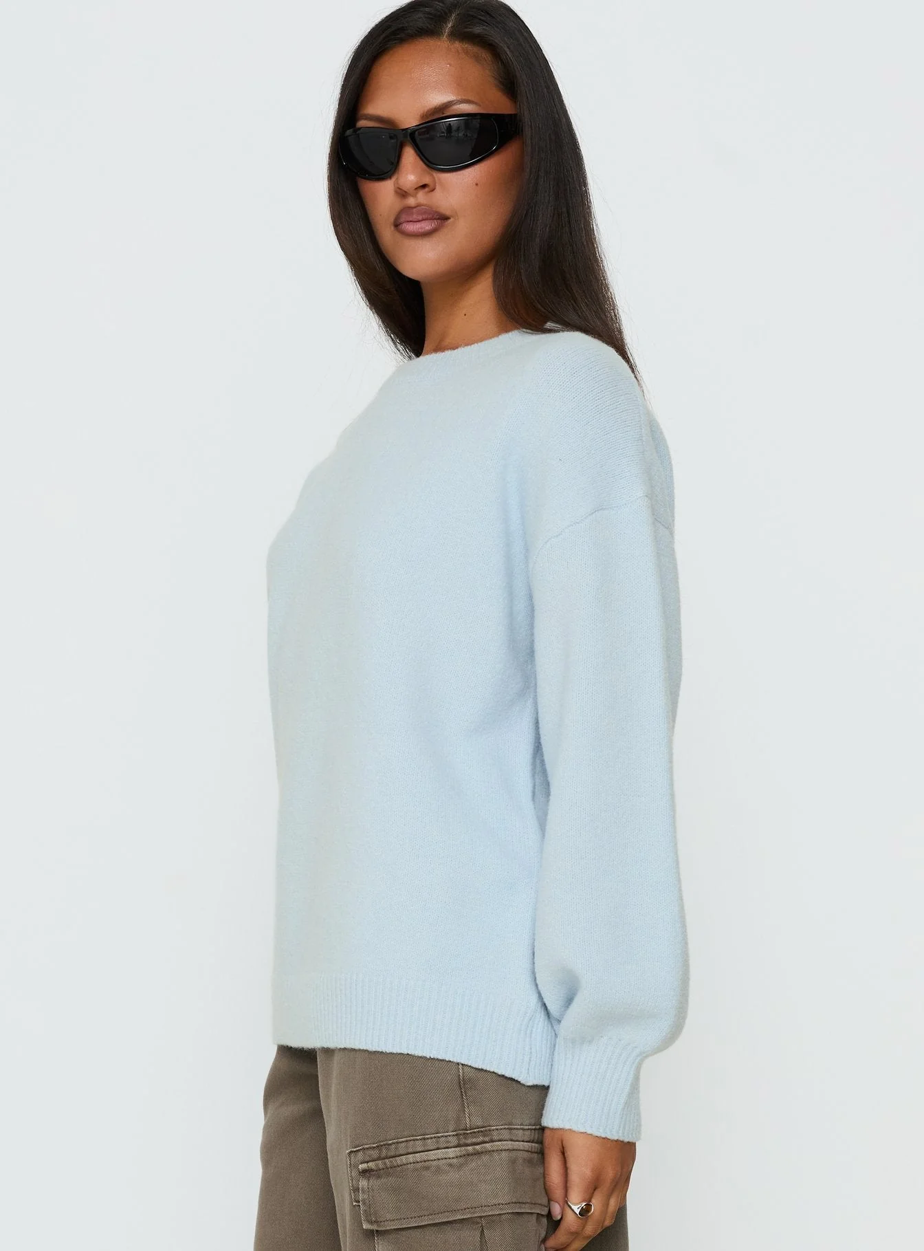 Ryanna Sweater Ice Blue - Image 3