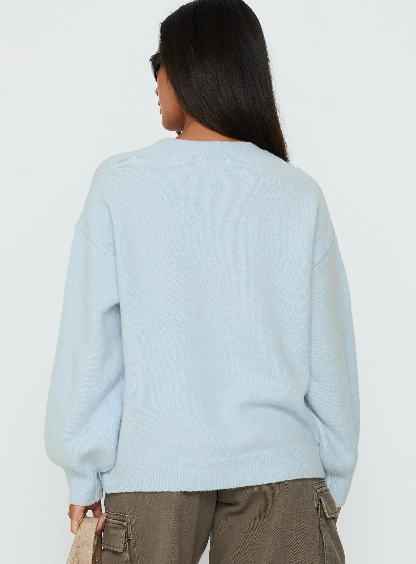 Ryanna Sweater Ice Blue - Image 4