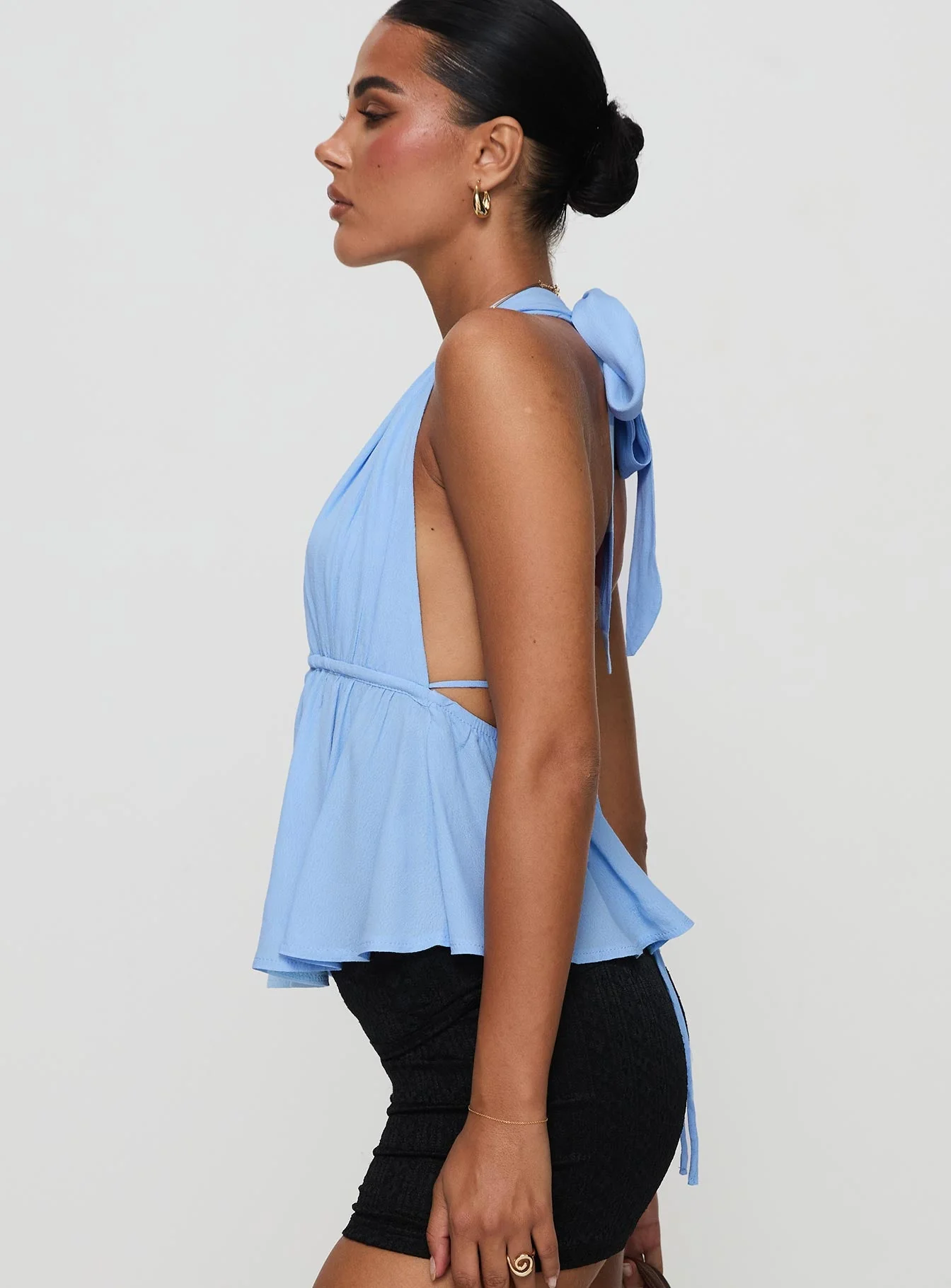 Saddler Halter Top Blue - Image 4