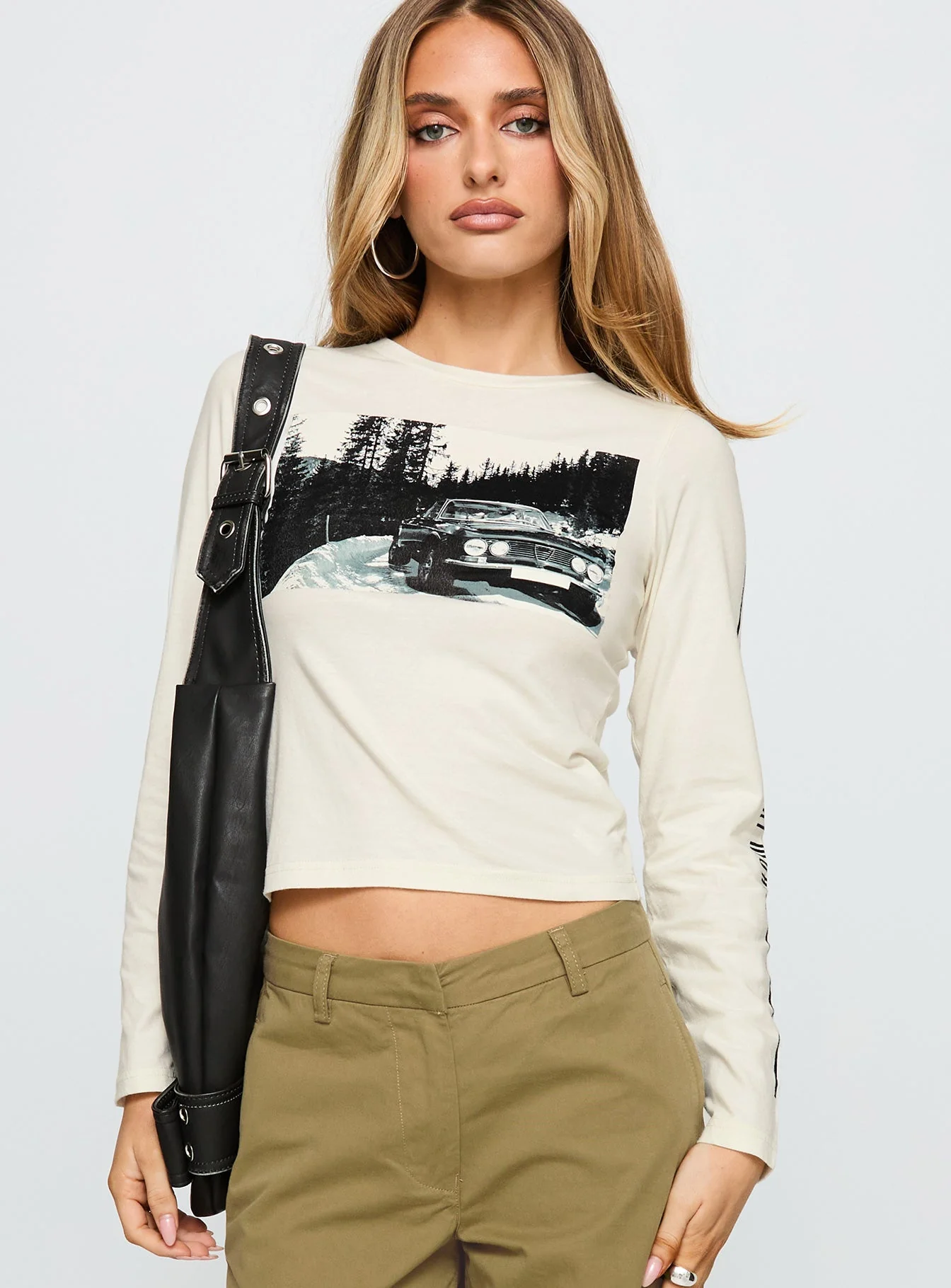 Saint Moritz Long Sleeve Top Washed Marshmellow - Image 2