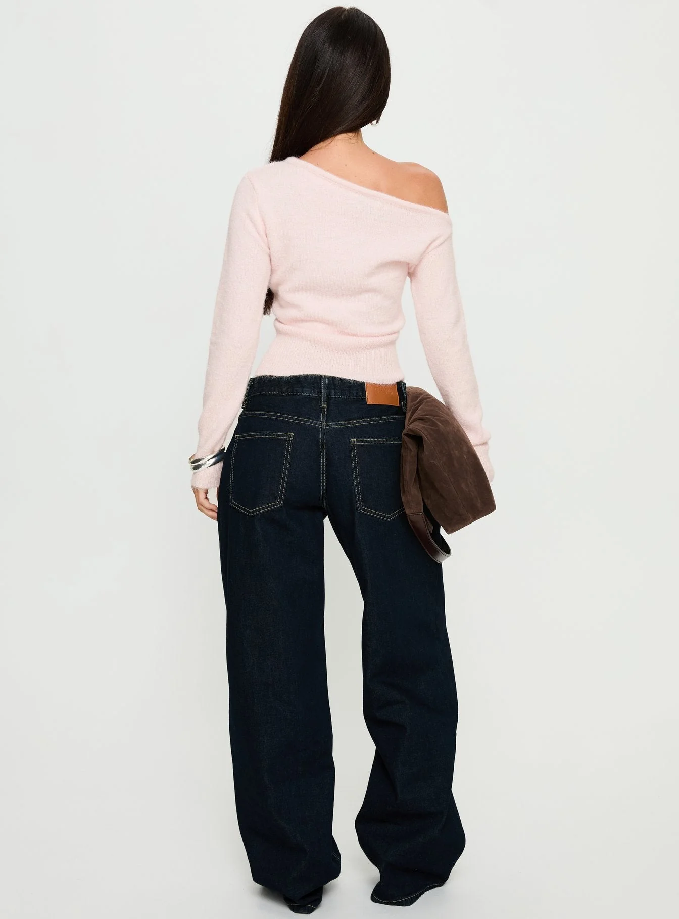 Serenitia Mid Rise Relaxed Jeans Dark Raw Wash - Image 7