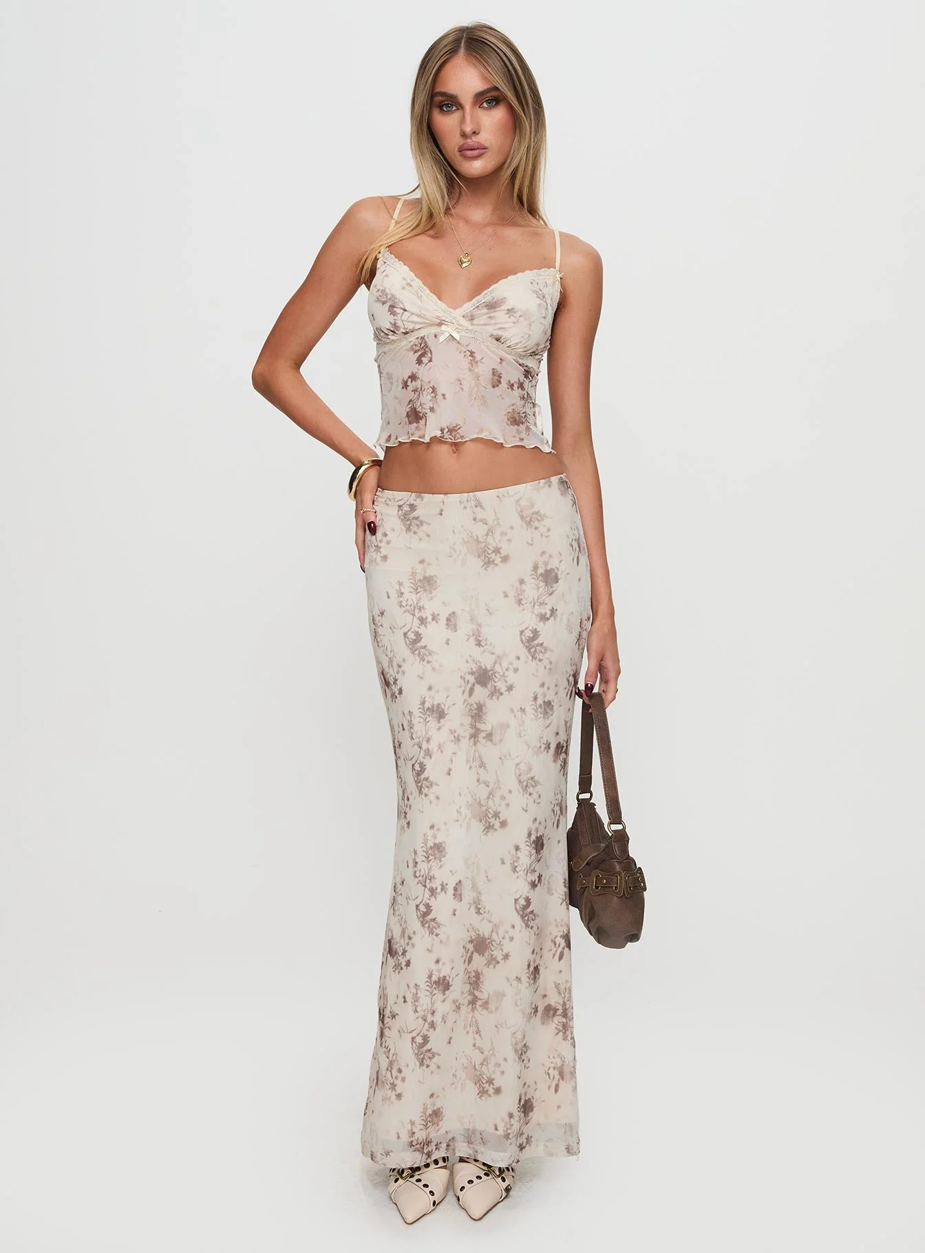 Shepherd Maxi Skirt Floral Multi - Image 3