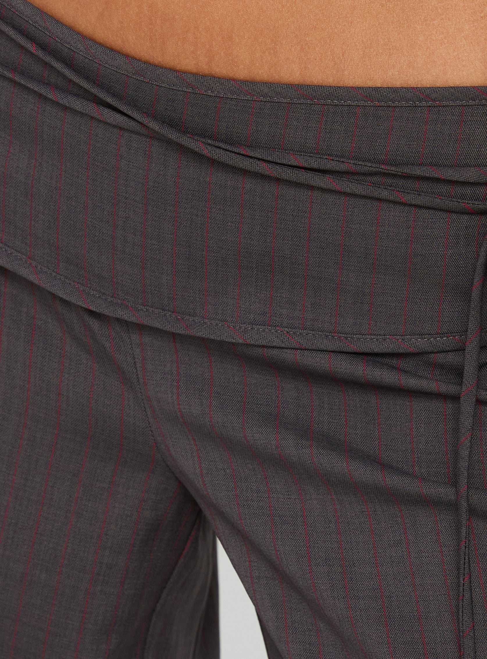 Silver Moon Tie Pants Charcoal - Image 6
