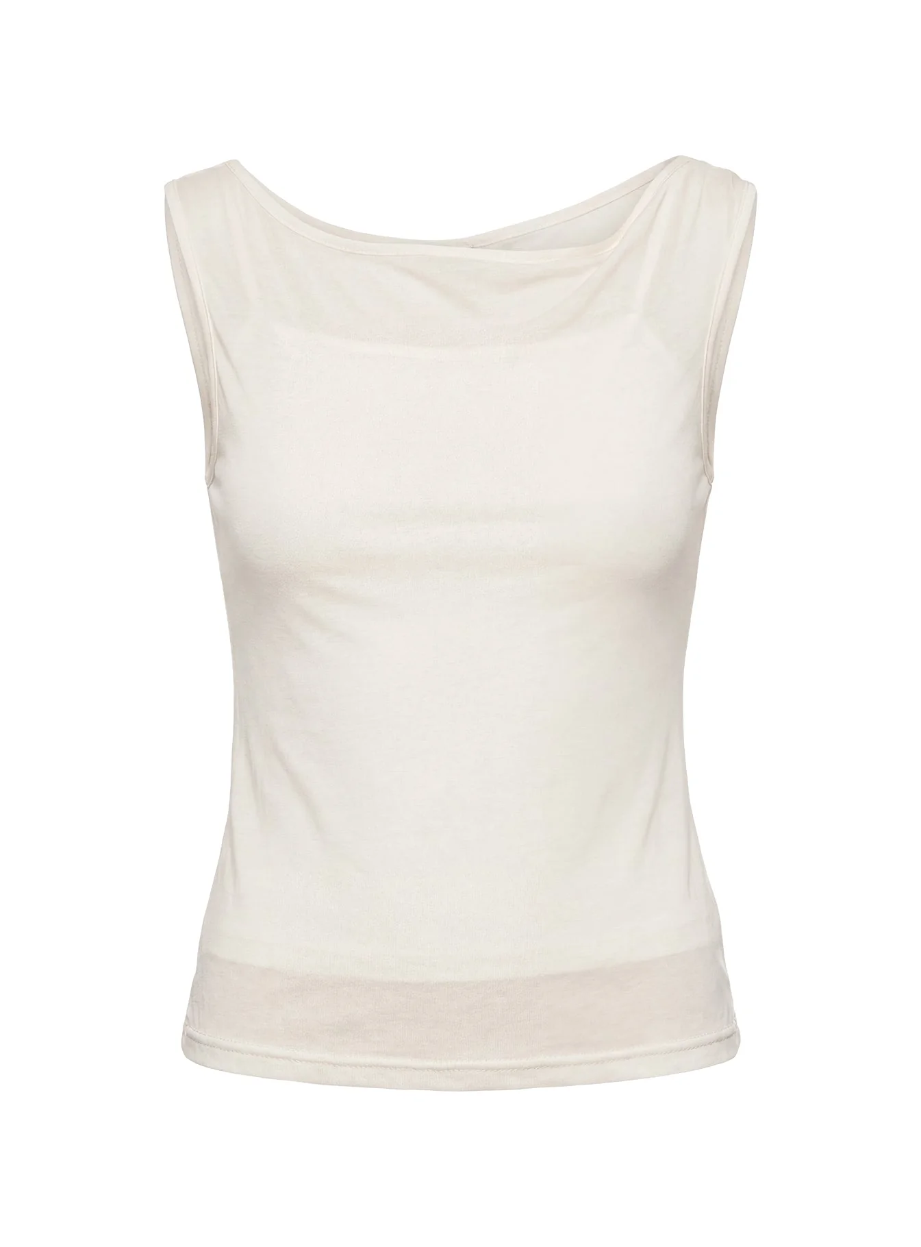 Skaia Layered Sheer Top Cream - Image 12