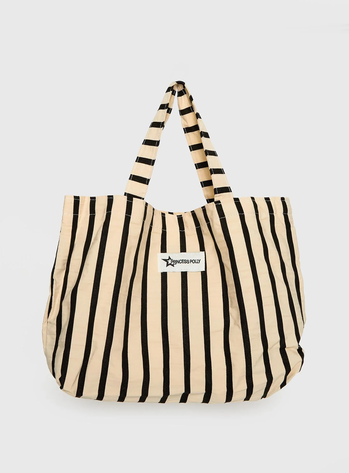 Skylaah Tote Bag Black Stripe - Image 2