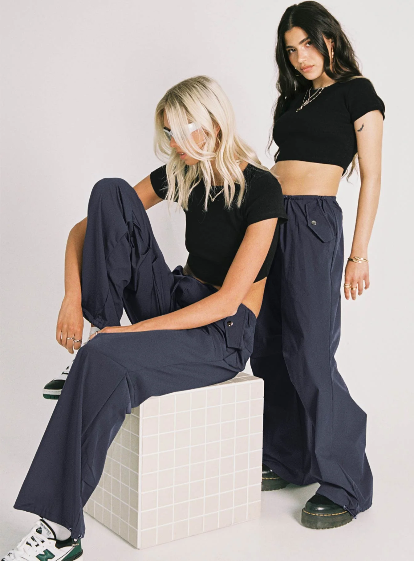 Snow Parachute Pants Slate Petite - Image 6