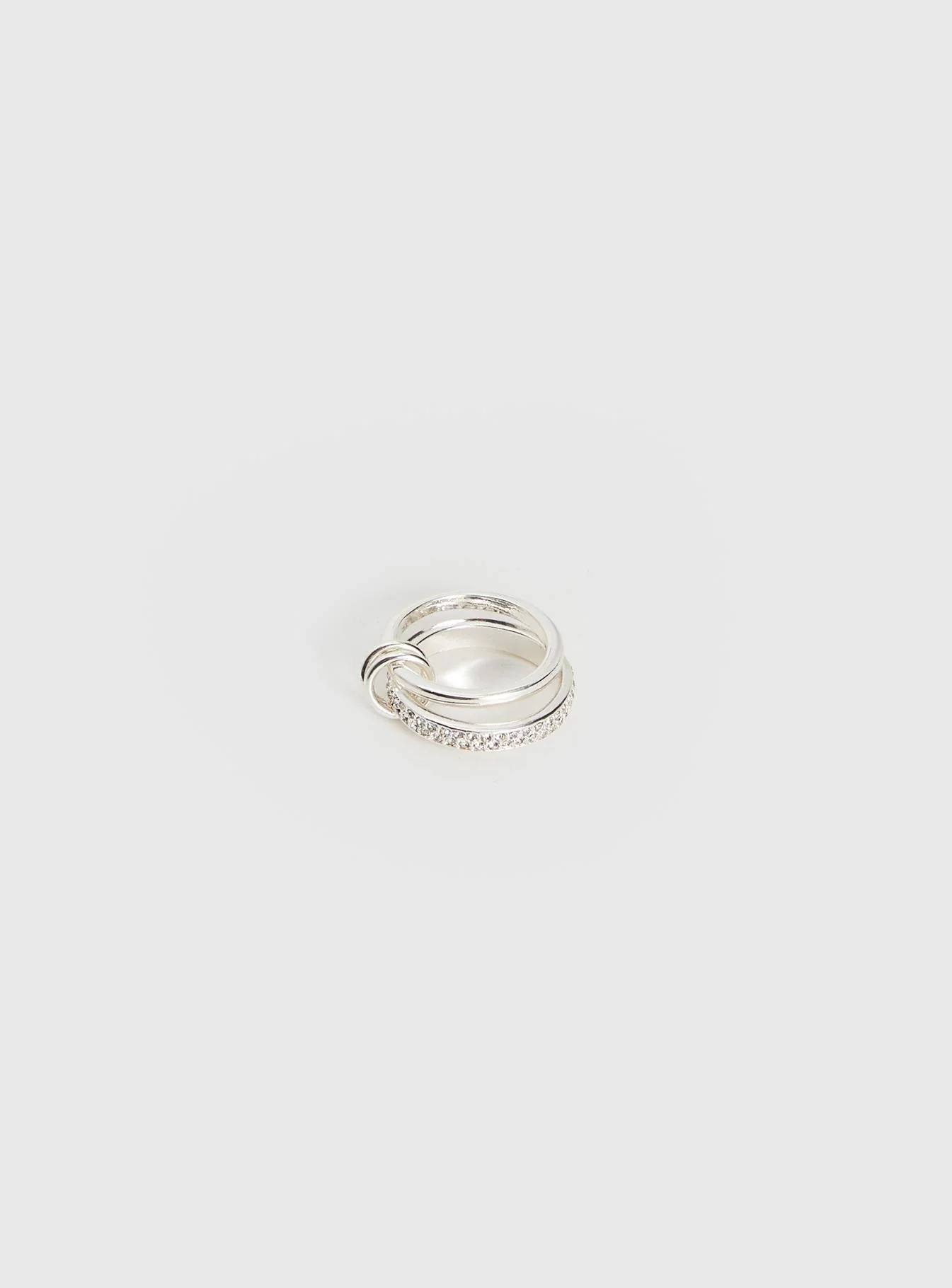 Something Sweet Stacked Ring Silver - Image 2