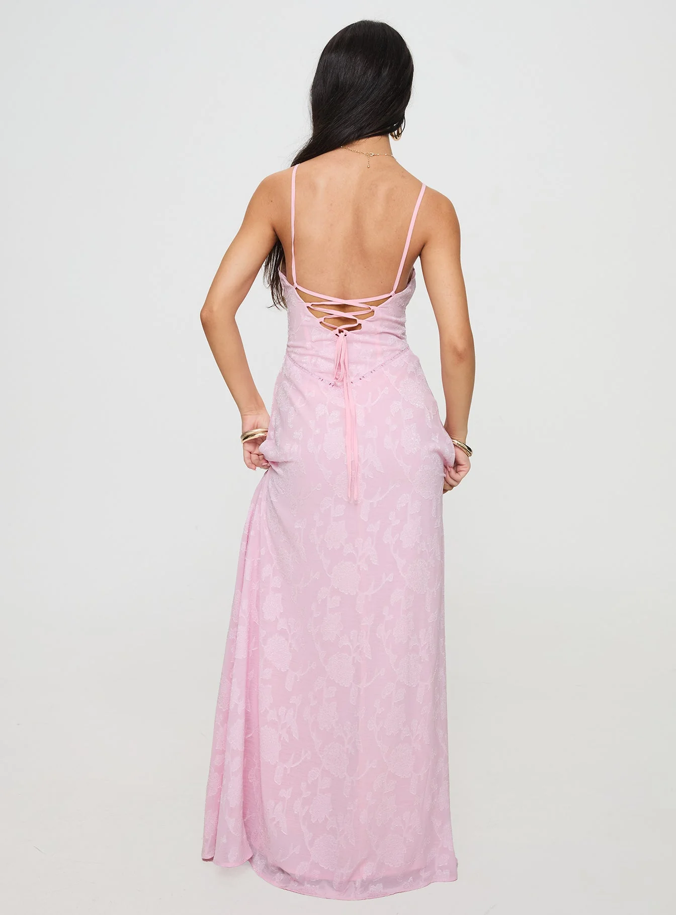 South Of France Maxi Dress Pink - Image 6