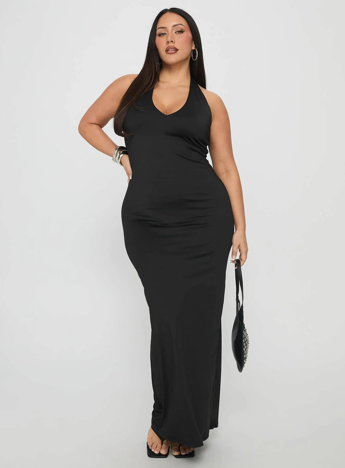 Spicy Maxi Dress Black Curve - Image 3