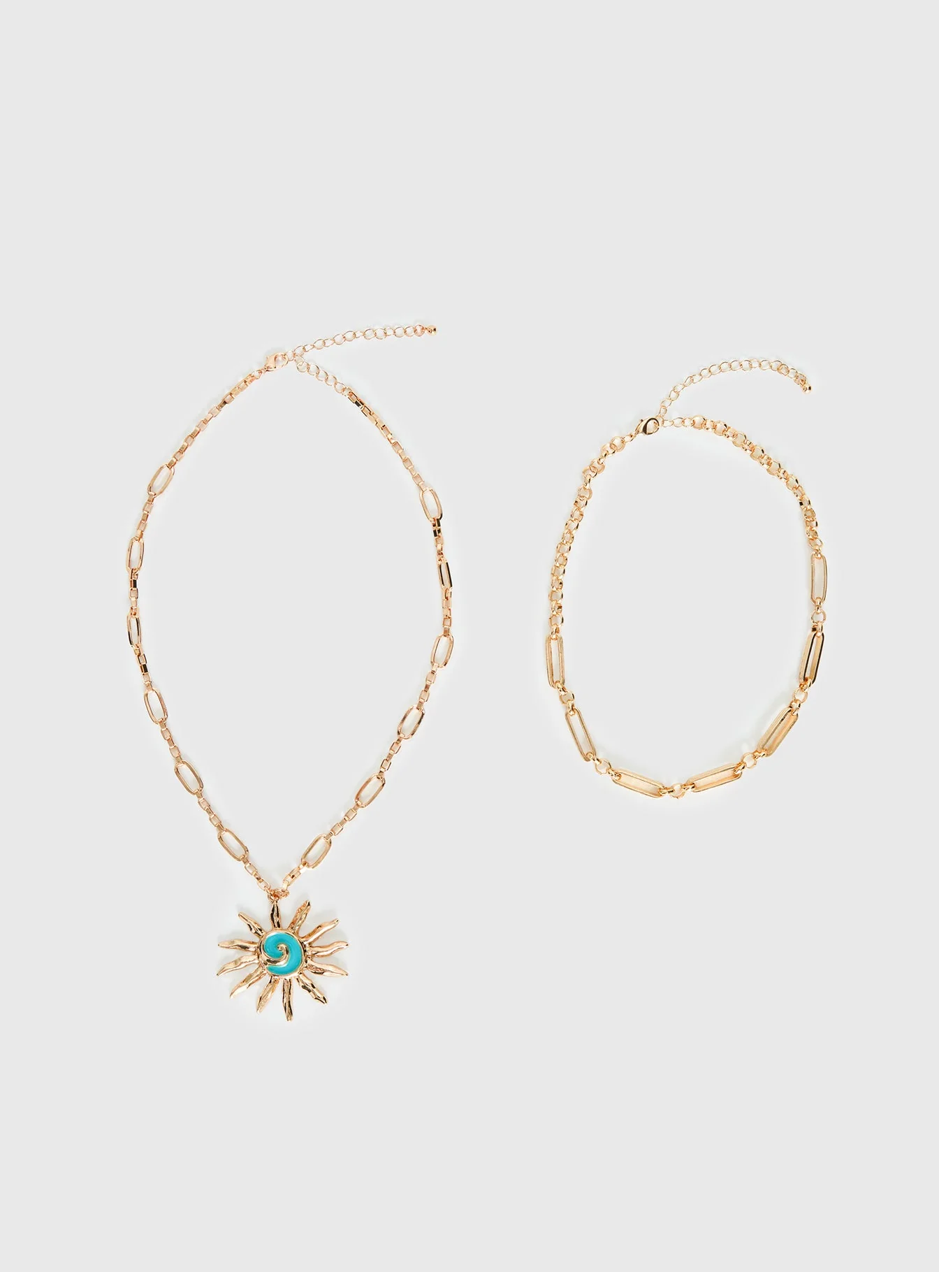 Split The Difference Necklace Pack Gold - Image 3