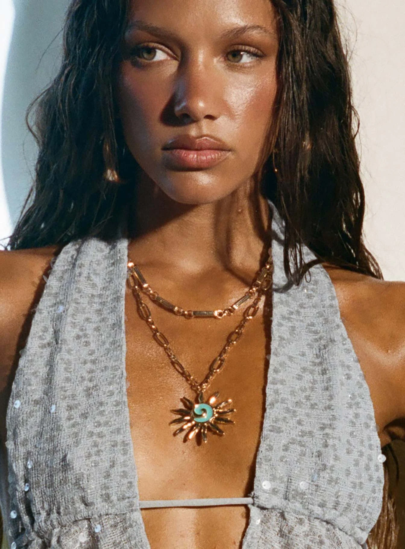 Split The Difference Necklace Pack Gold - Image 5