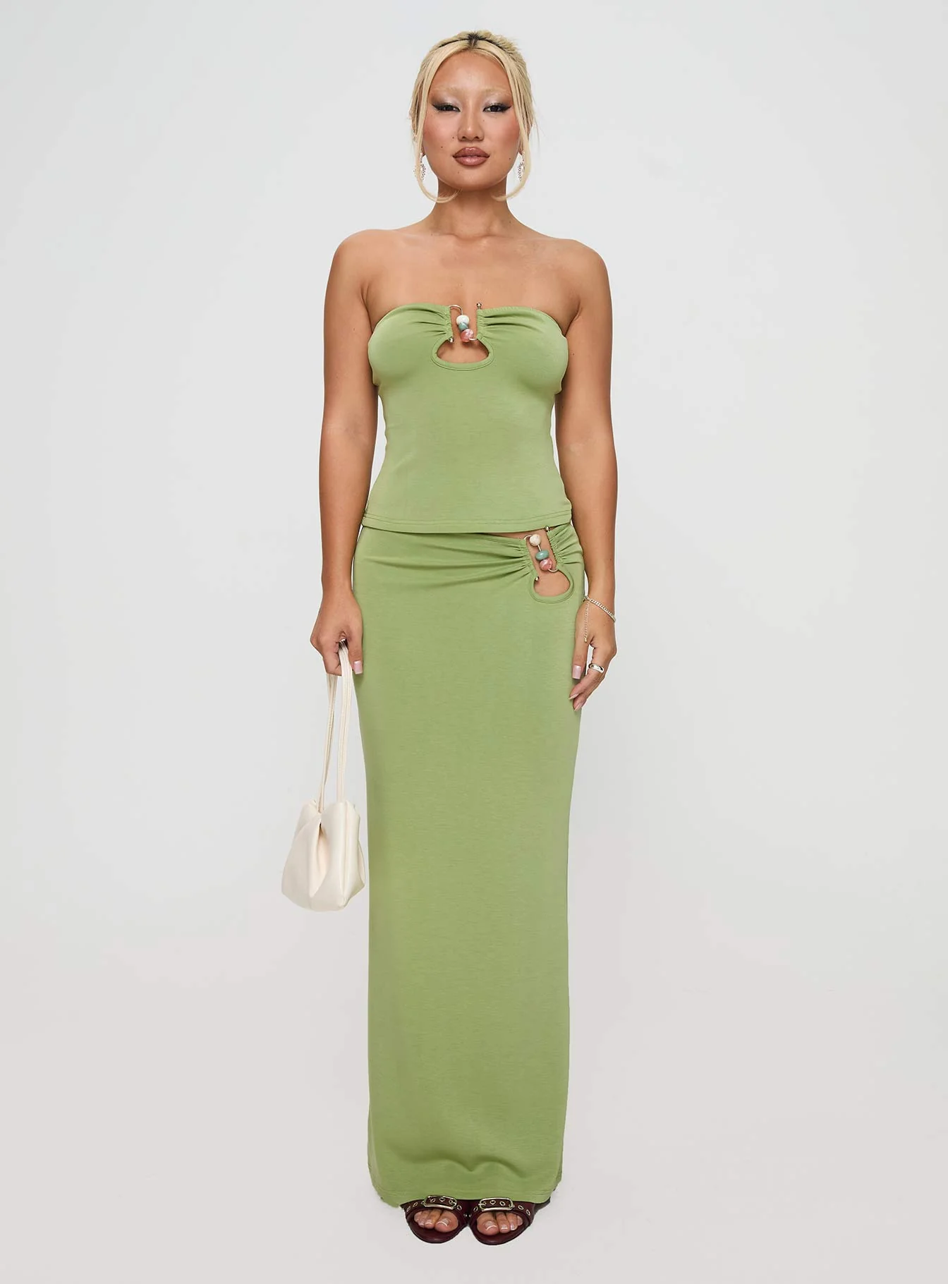 Sun Chaser Strapless Top Green - Image 7