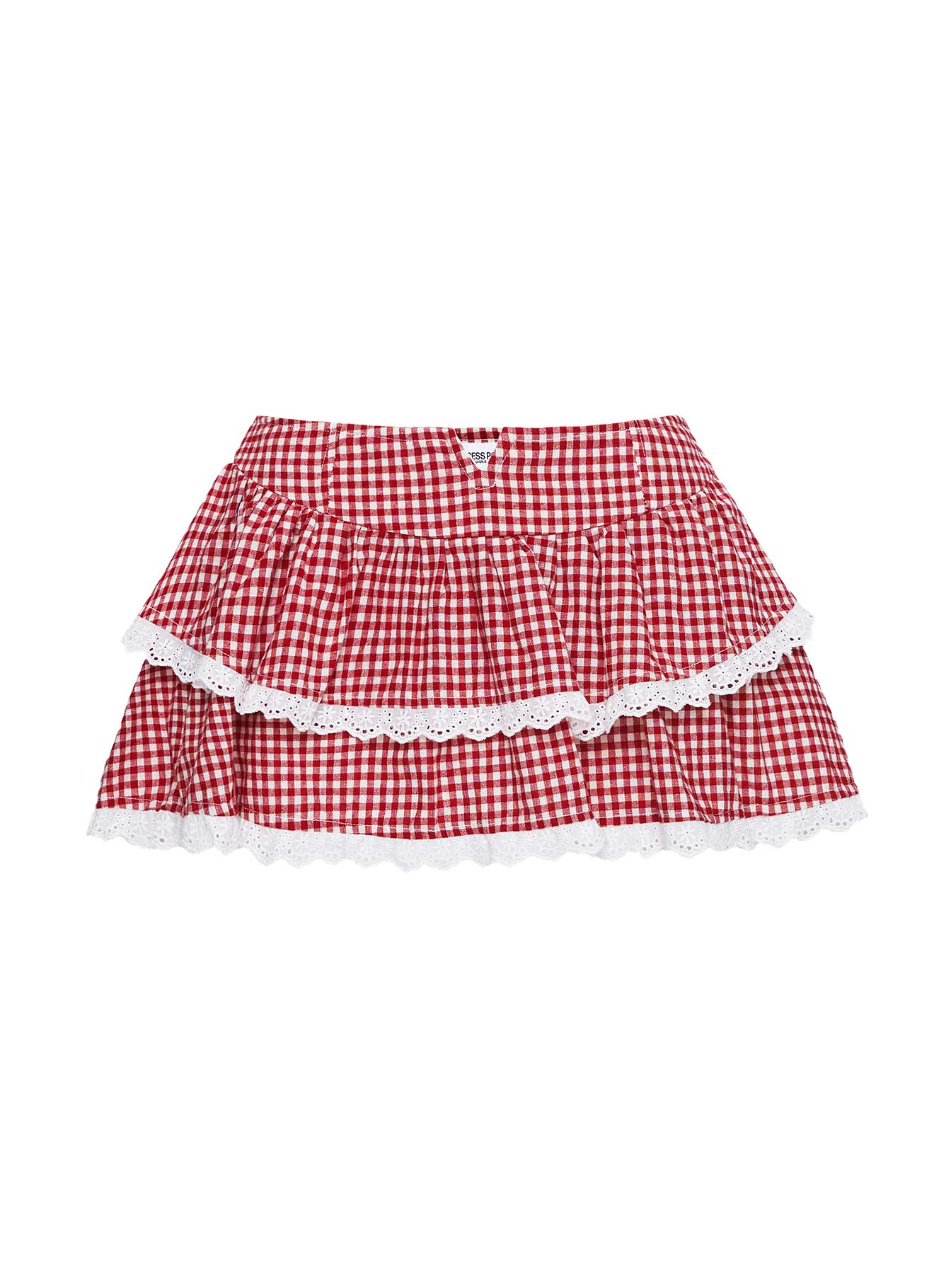 Sweet Surrender Skort Red Gingham - Image 5