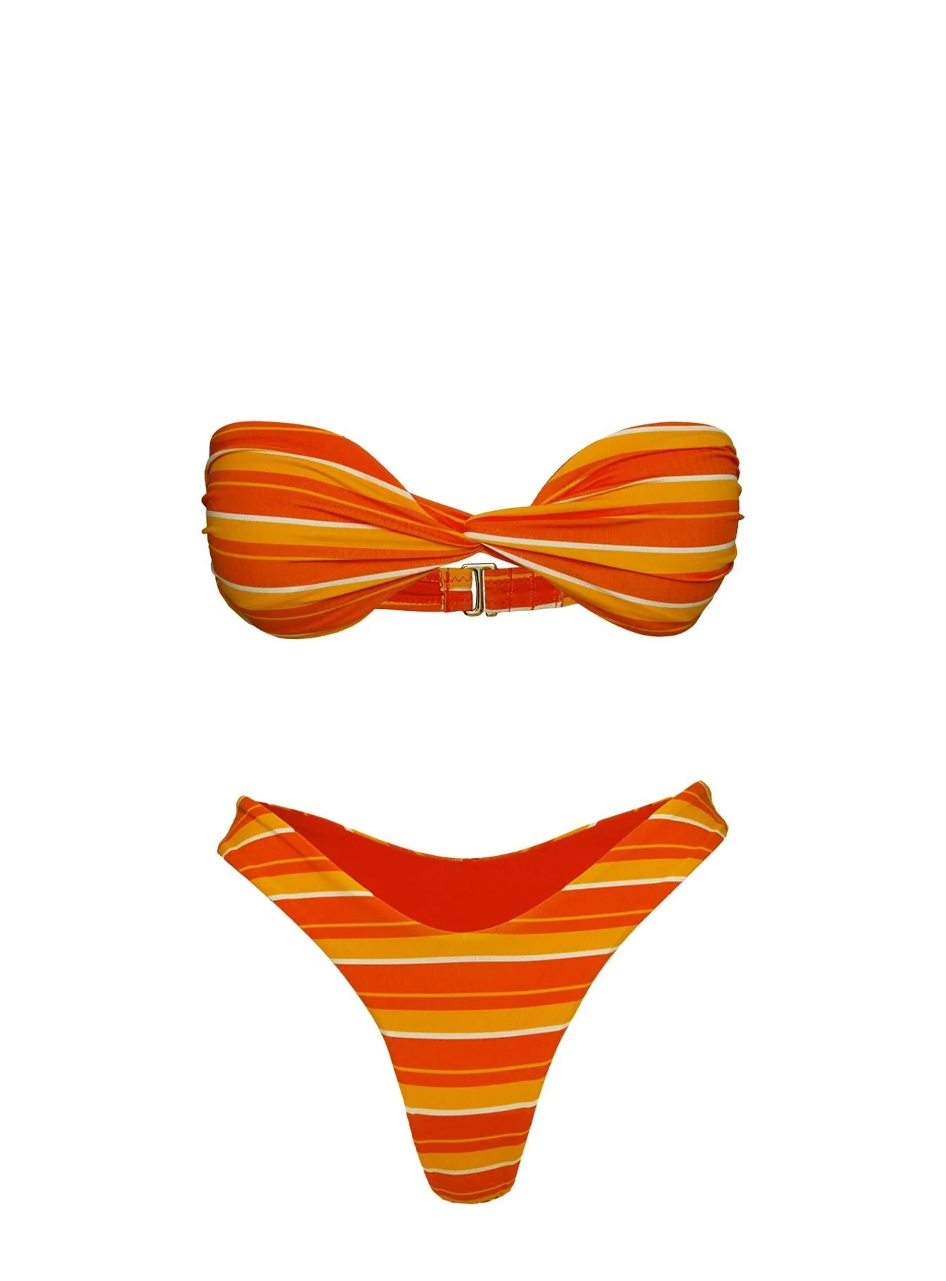 Tamrali Bikini Bottoms Orange Stripe - Image 7