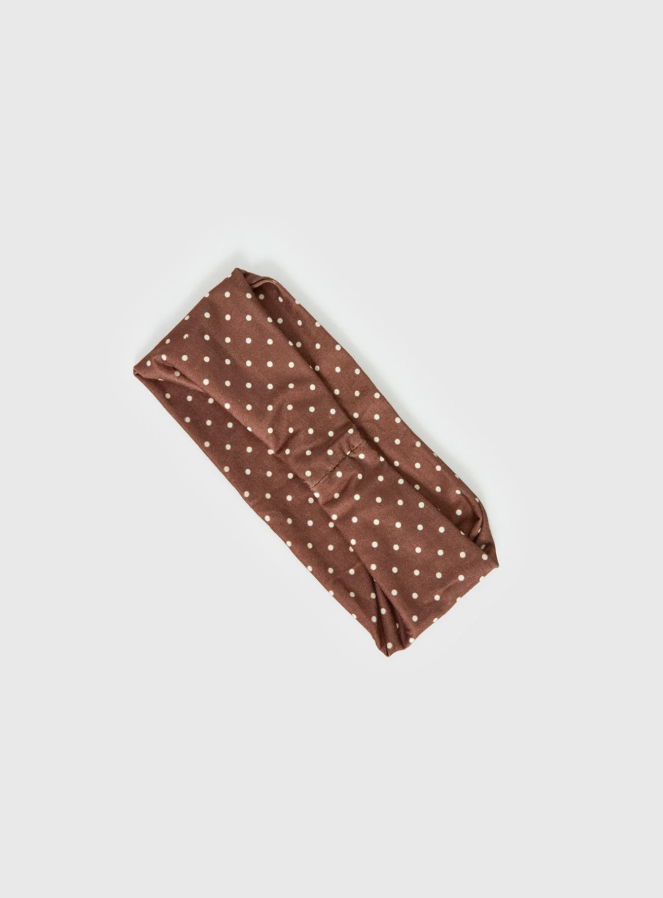 The Juney Headband Brown Polka - Image 3