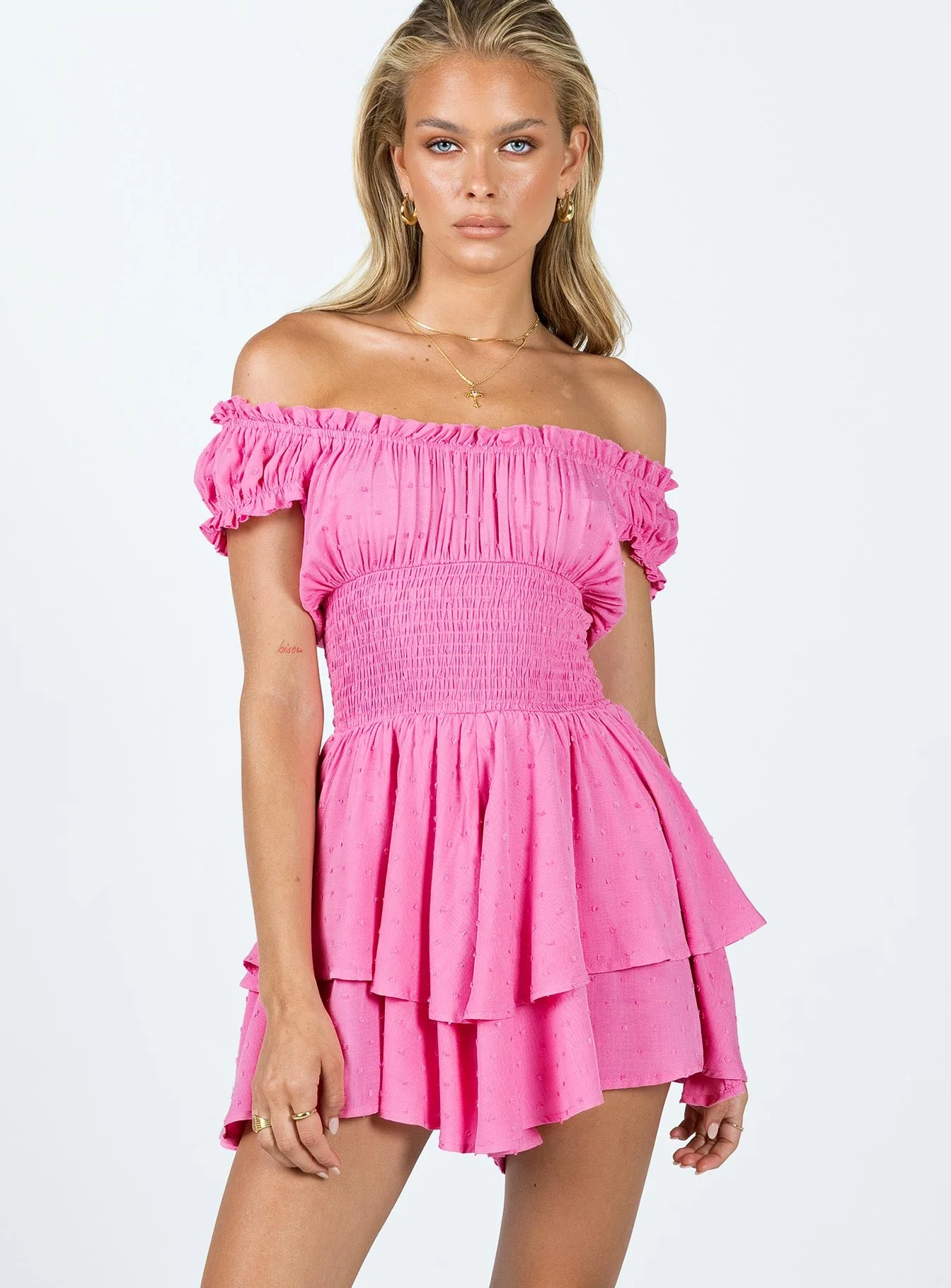 The Love Galore Playsuit Pink - Image 2