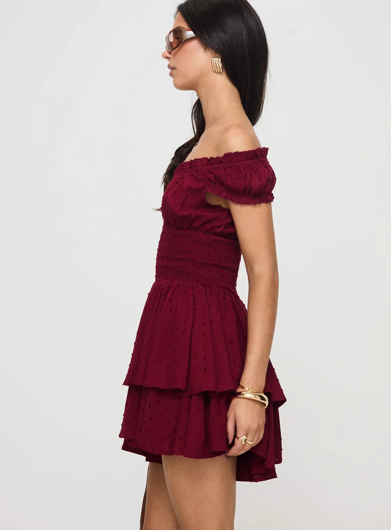 The Love Galore Romper Deep Cherry - Image 4