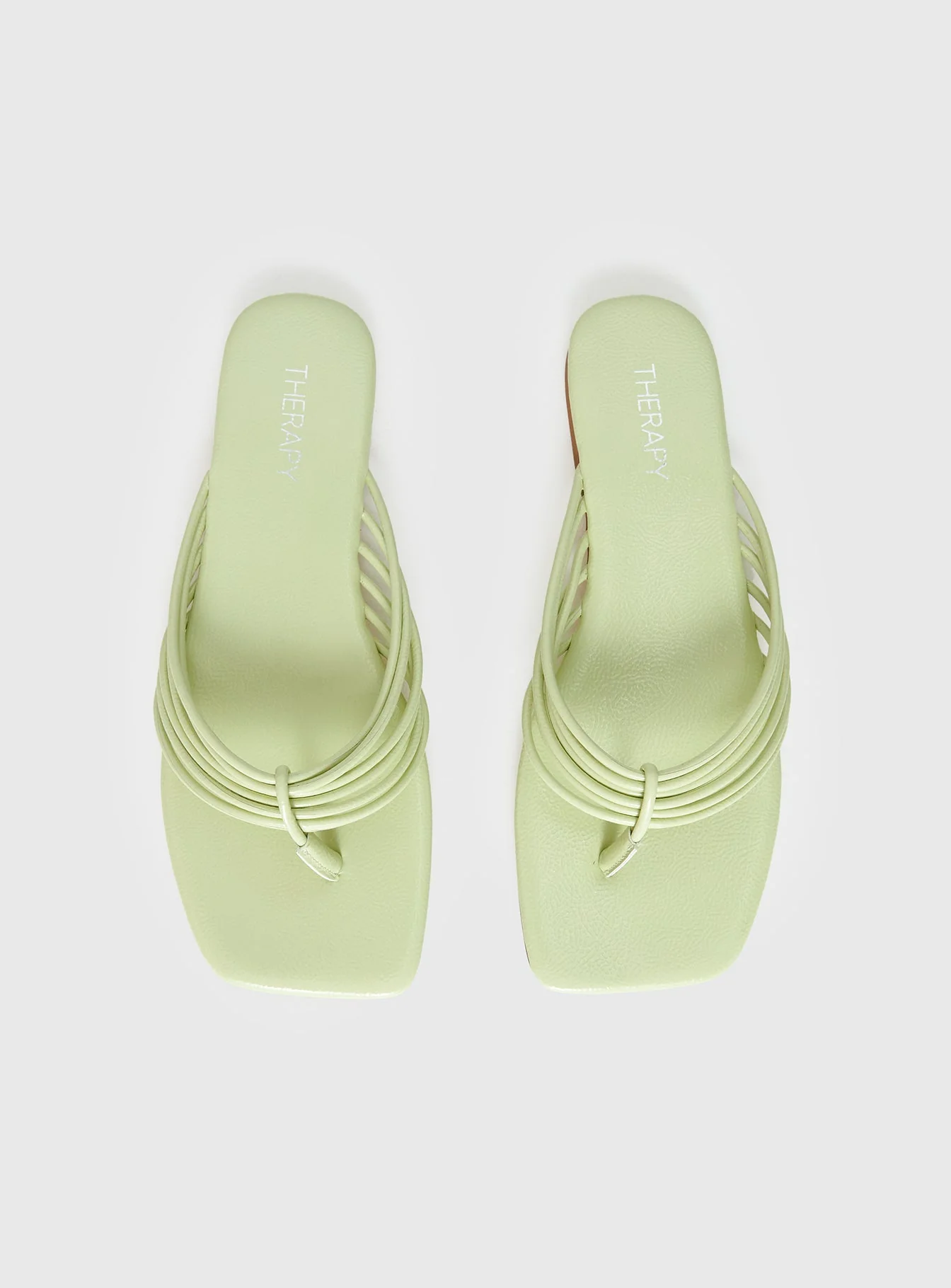 Therapy Alexia Thong Sandals Green - Image 6