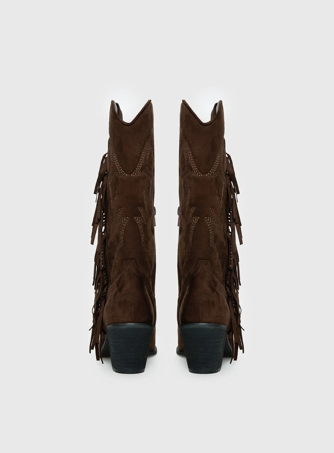 Therapy Chaos Cowboy Boots Brown - Image 4