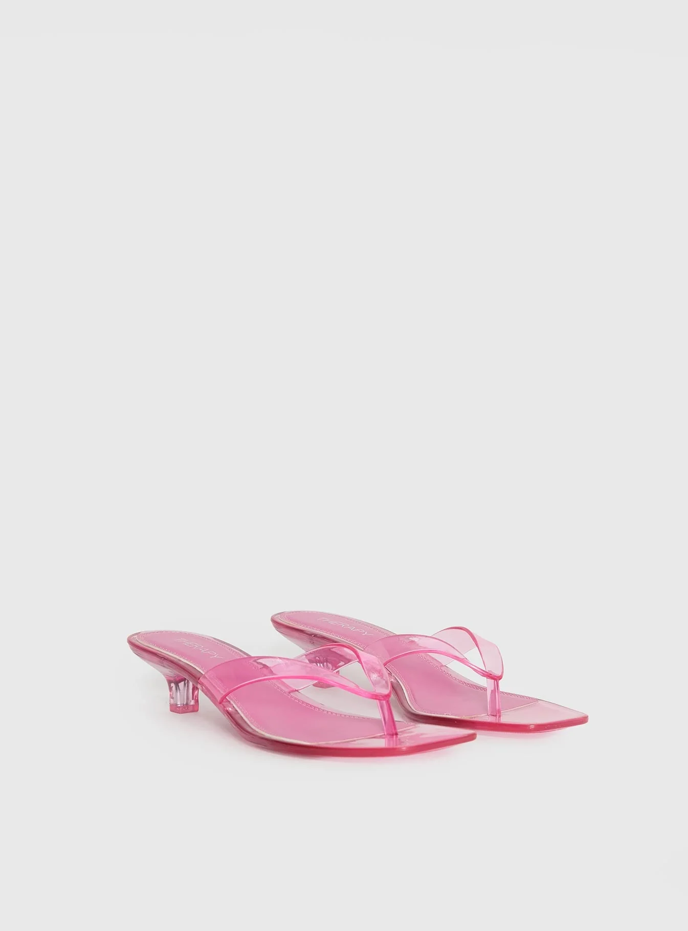 Therapy Jellyz Kitten Heels Pink - Image 2