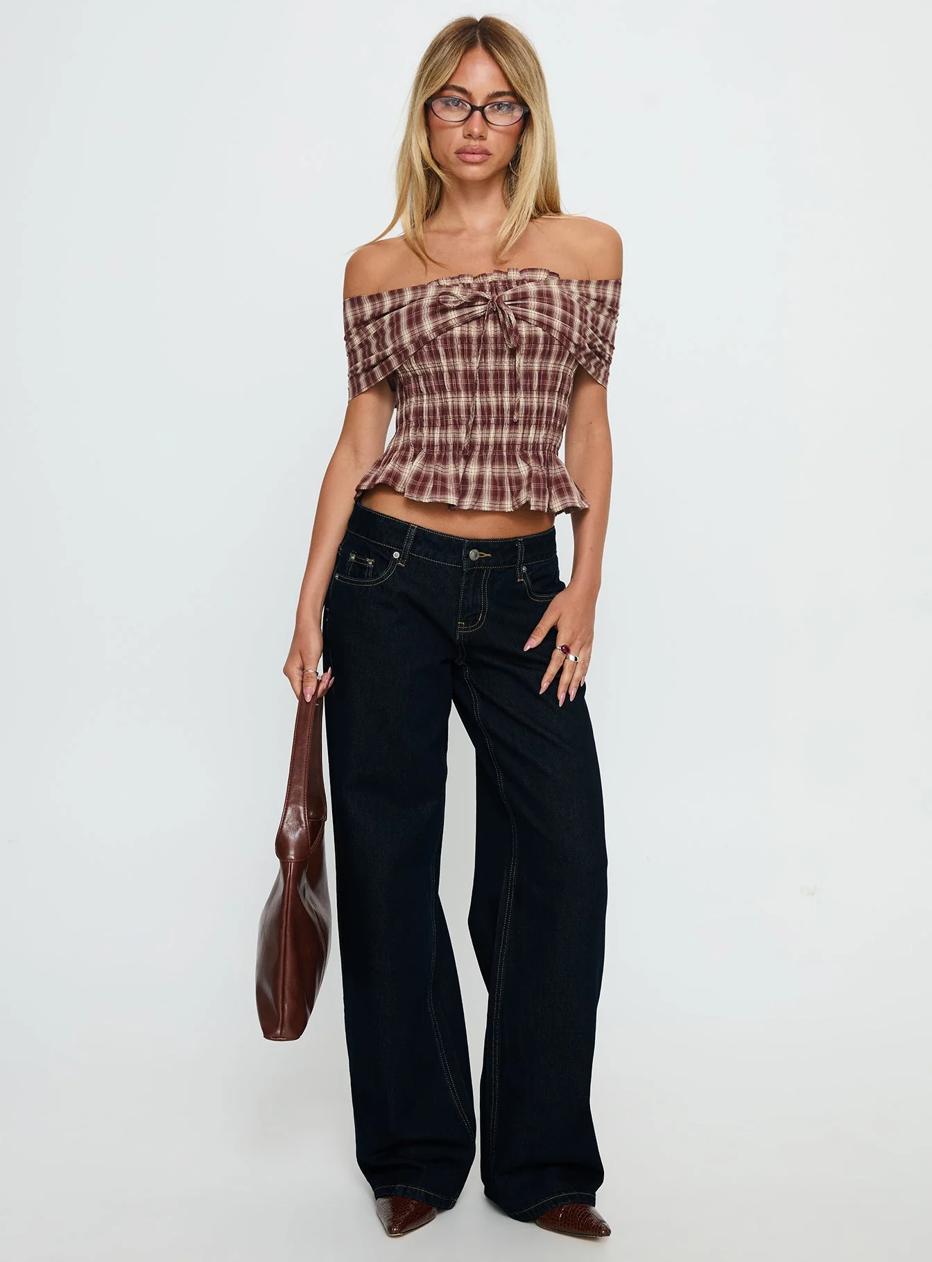 Tidal Wave Low Rise Straight Leg Jeans Raw Denim - Image 3