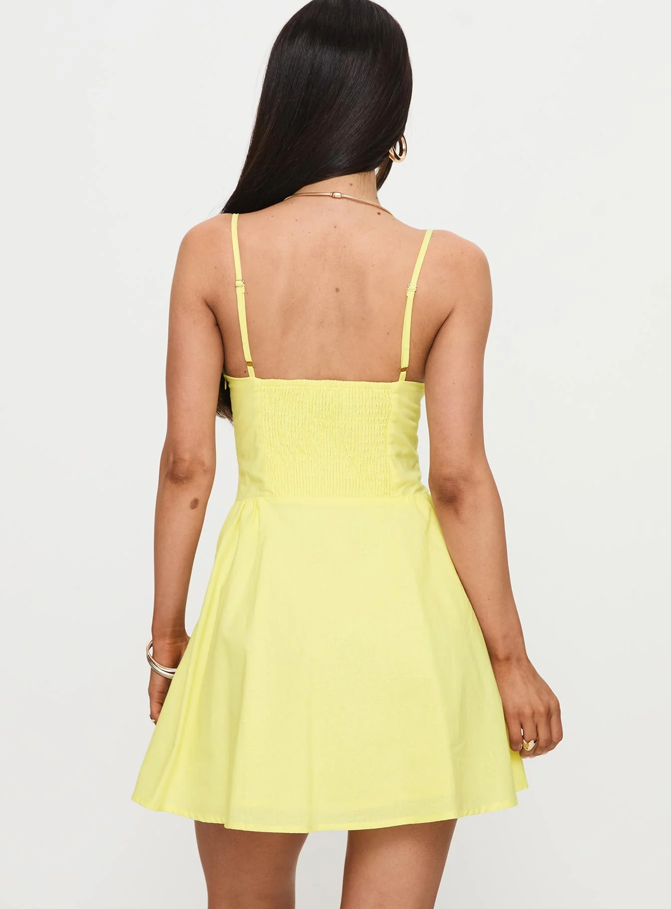 Toulouse Mini Dress Lemon - Image 5
