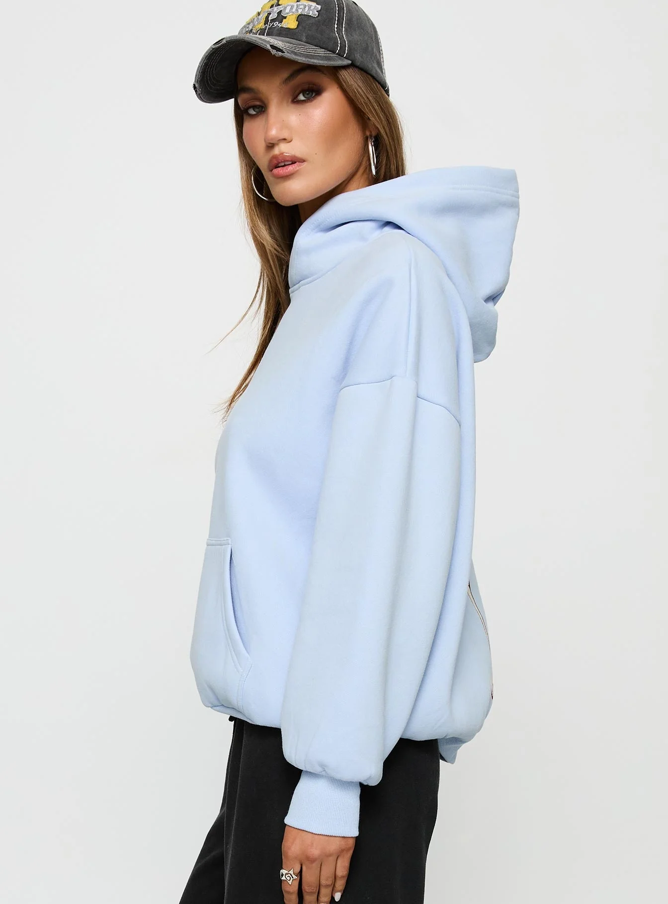 Unwind In Peace Hoodie Blue - Image 3
