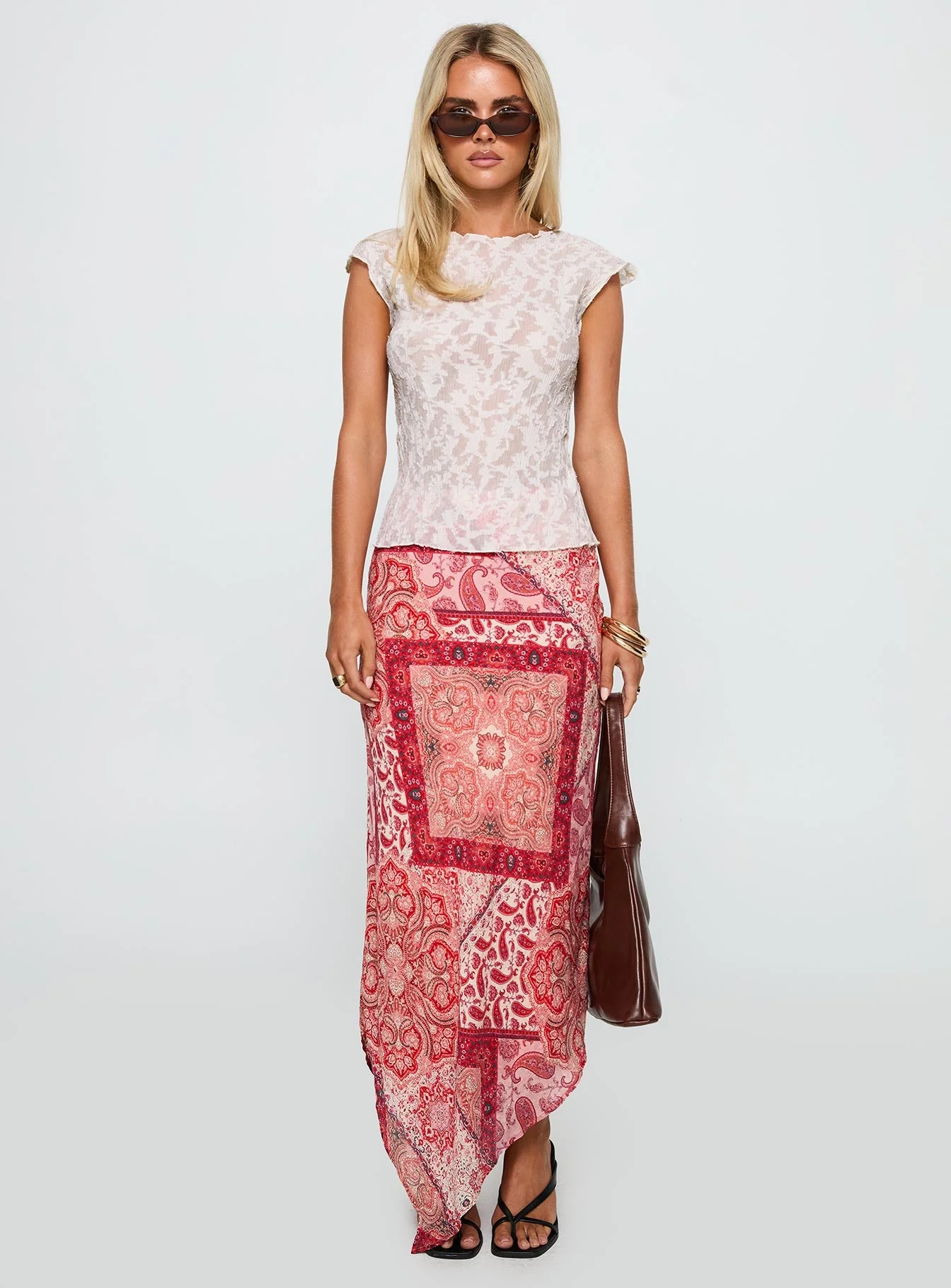 Uptempo Sheer Top Beige - Image 7