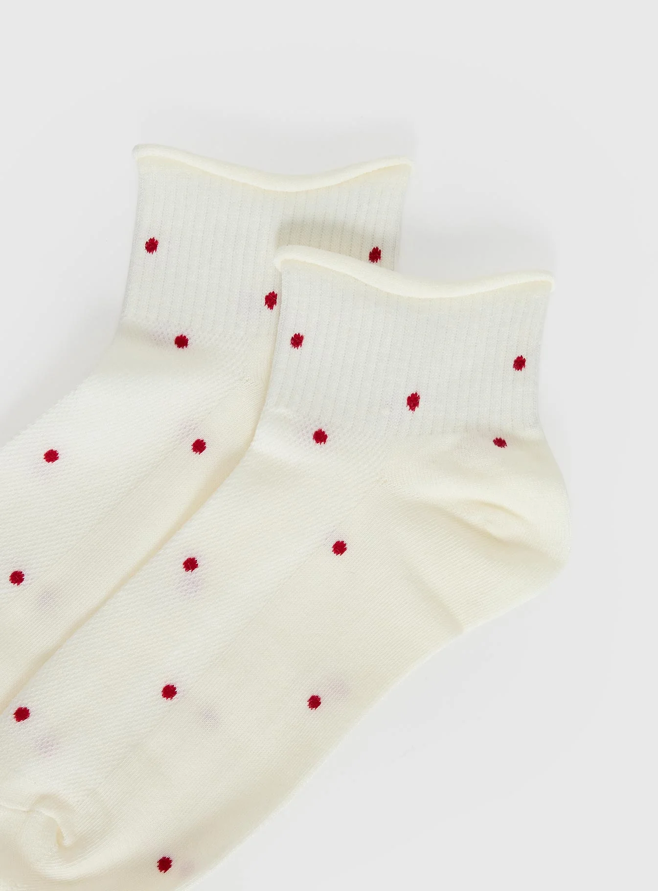 Vesira Frill Socks Cream Polka - Image 3