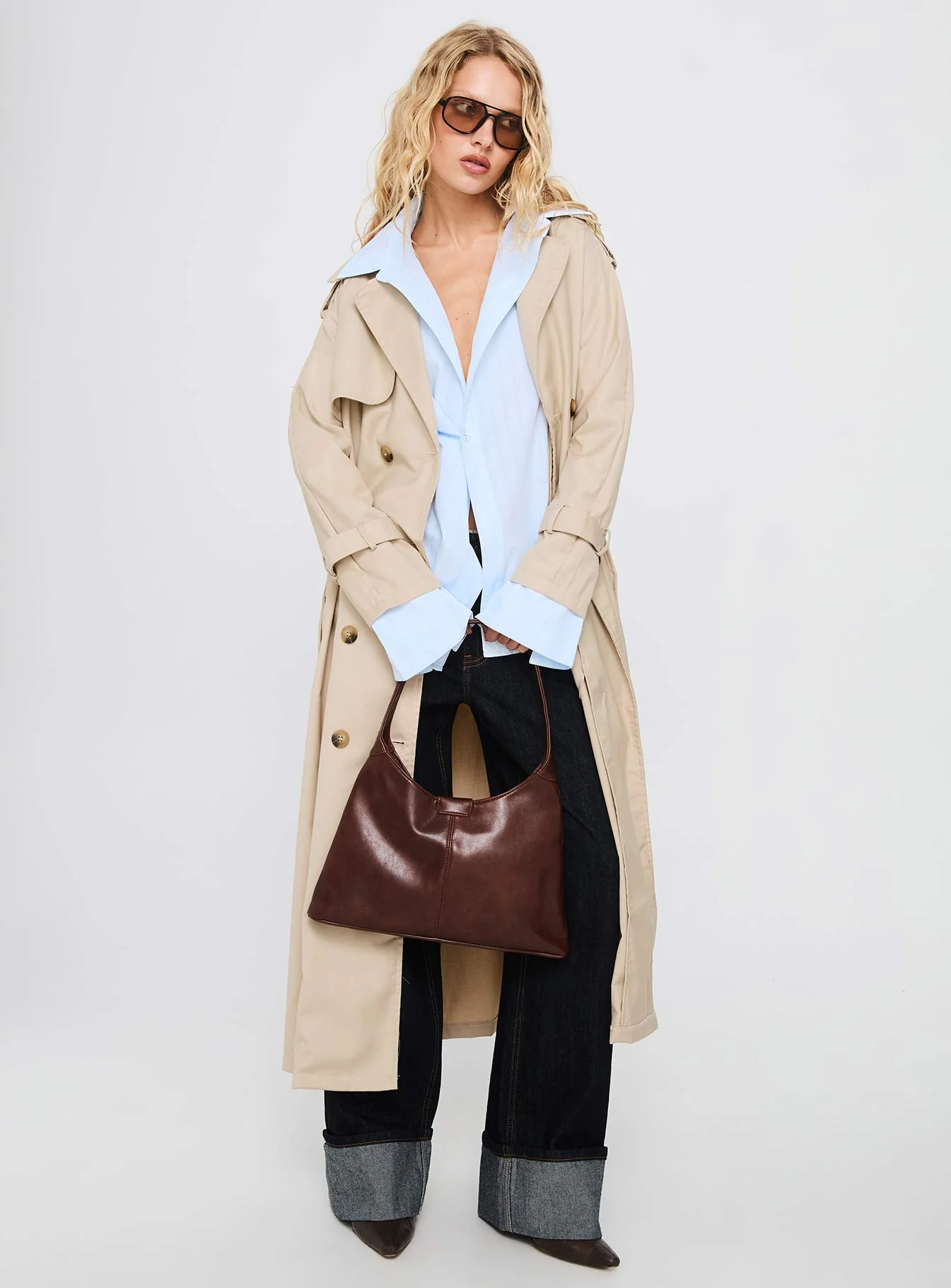 Vision Board Trench Coat Beige - Image 3
