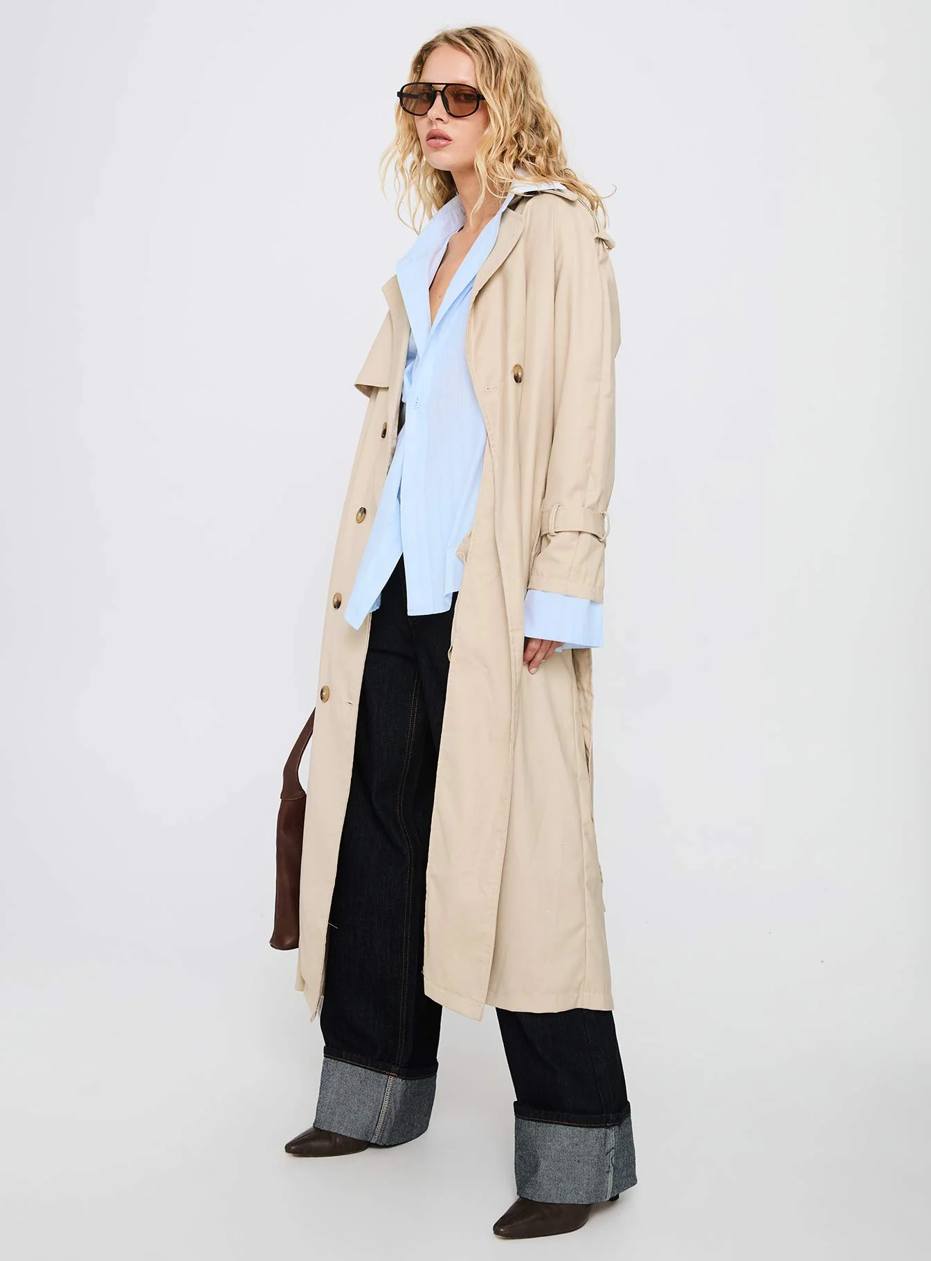 Vision Board Trench Coat Beige - Image 4