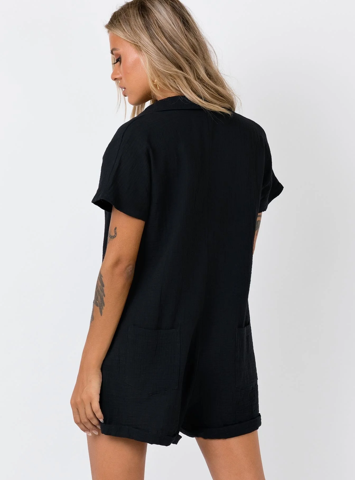 Vixen Playsuit Black - Image 8