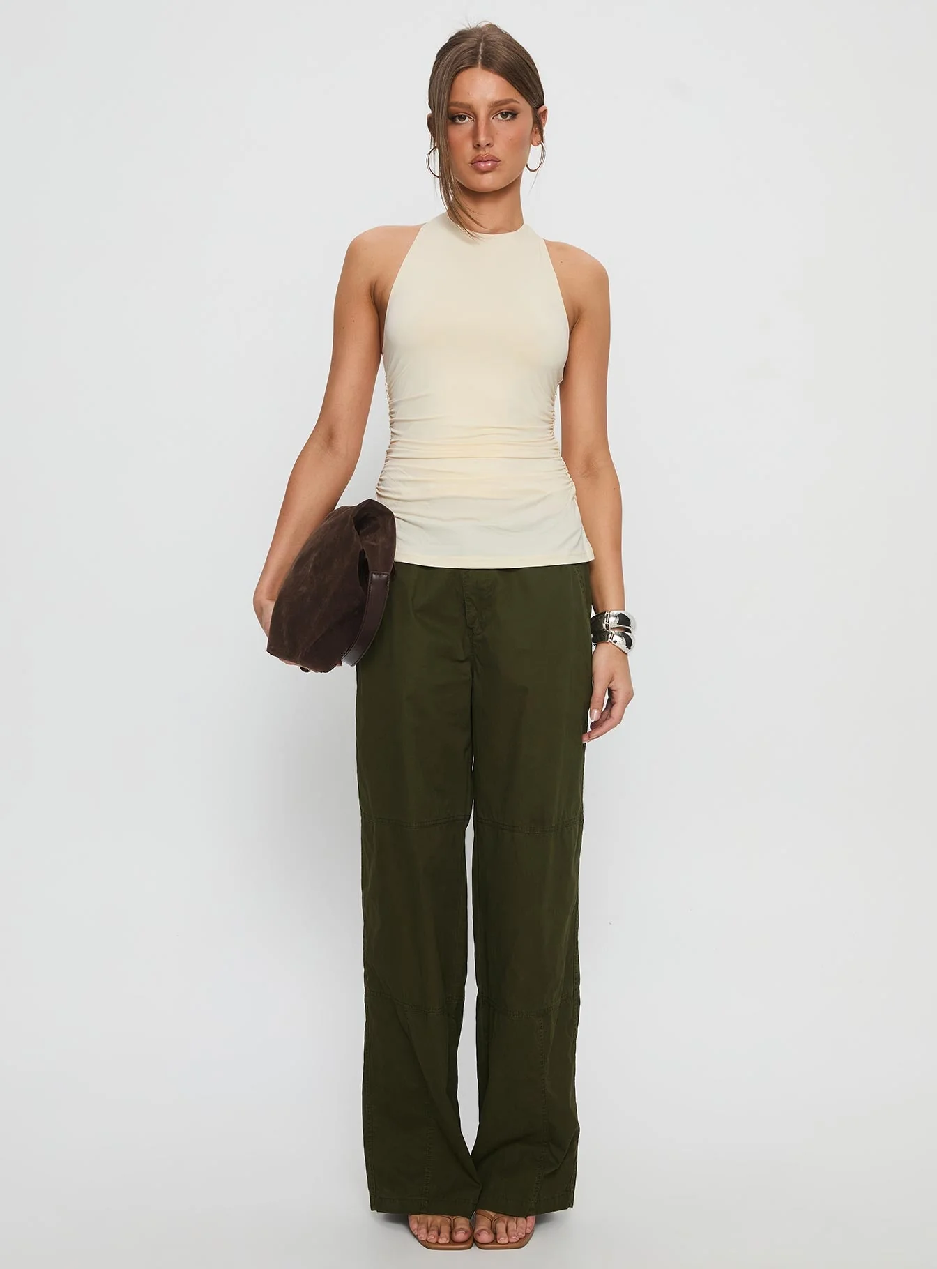 Wenona Ruched Top Butter - Image 7