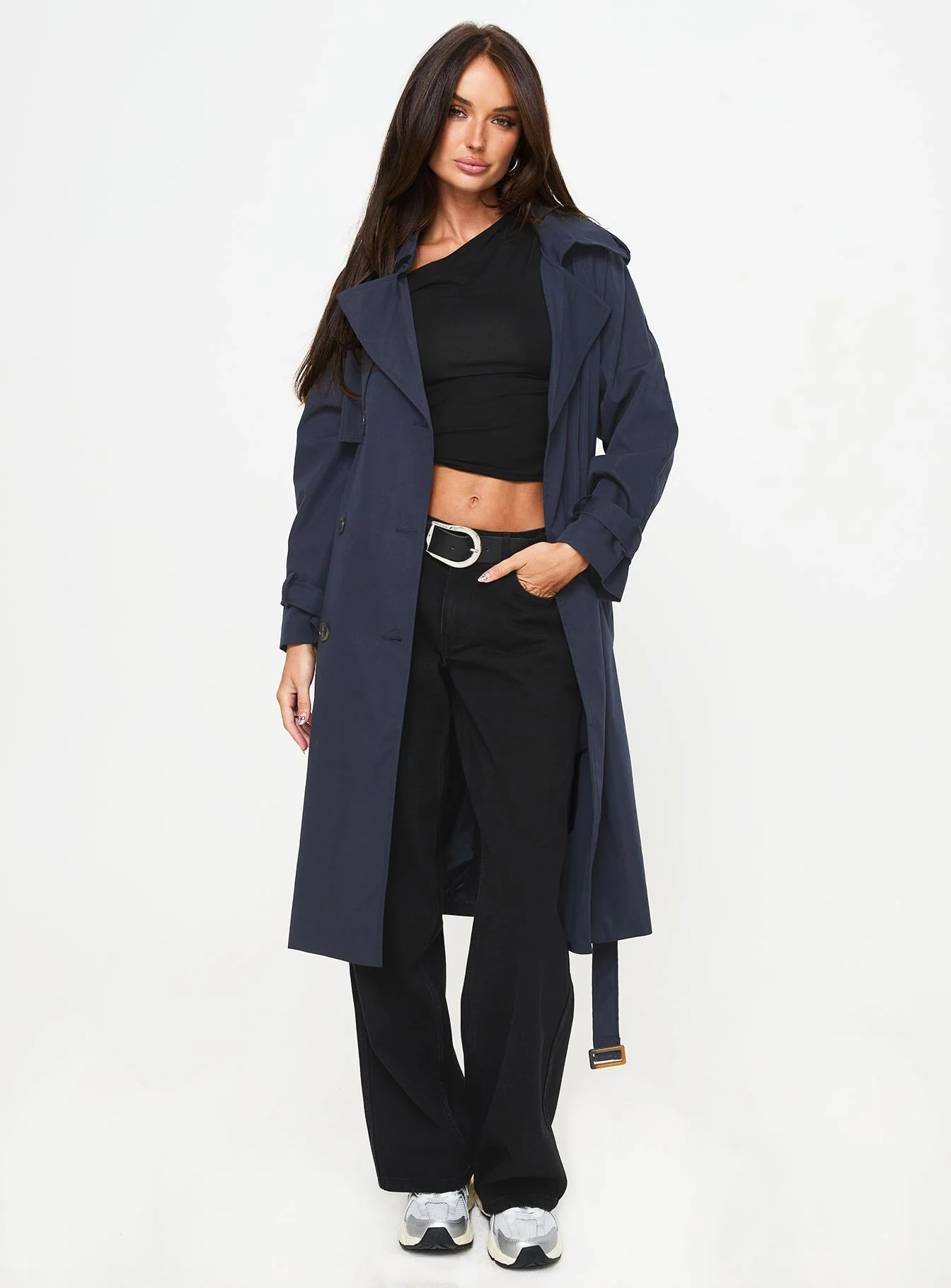 Westwind Trench Coat Slate - Image 2
