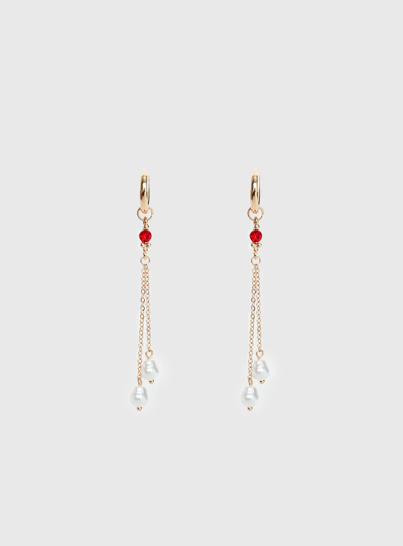 What Is Life Dangly Earrings Gold - Image 2