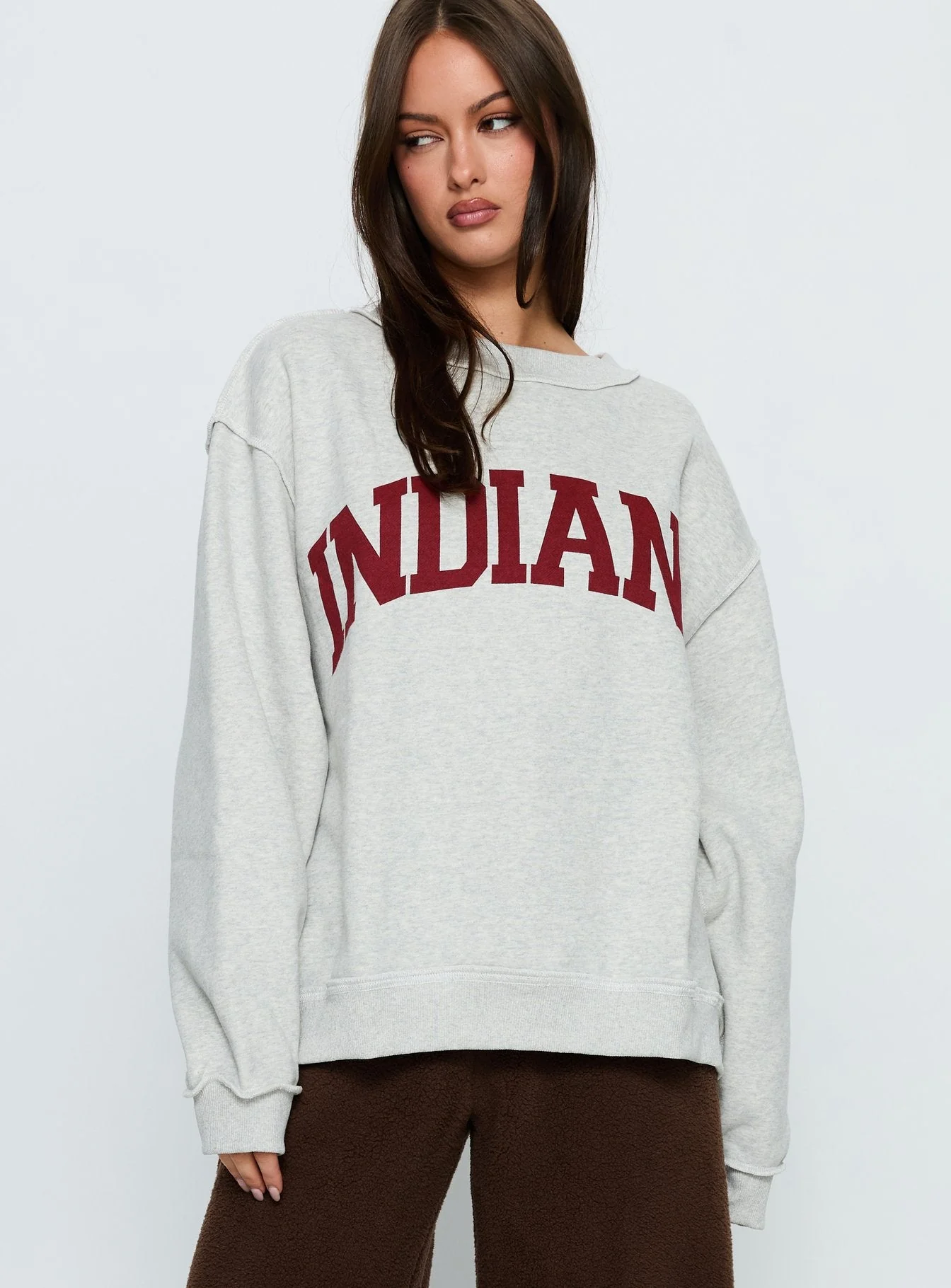 When In Indiana Jumper Grey - Image 2