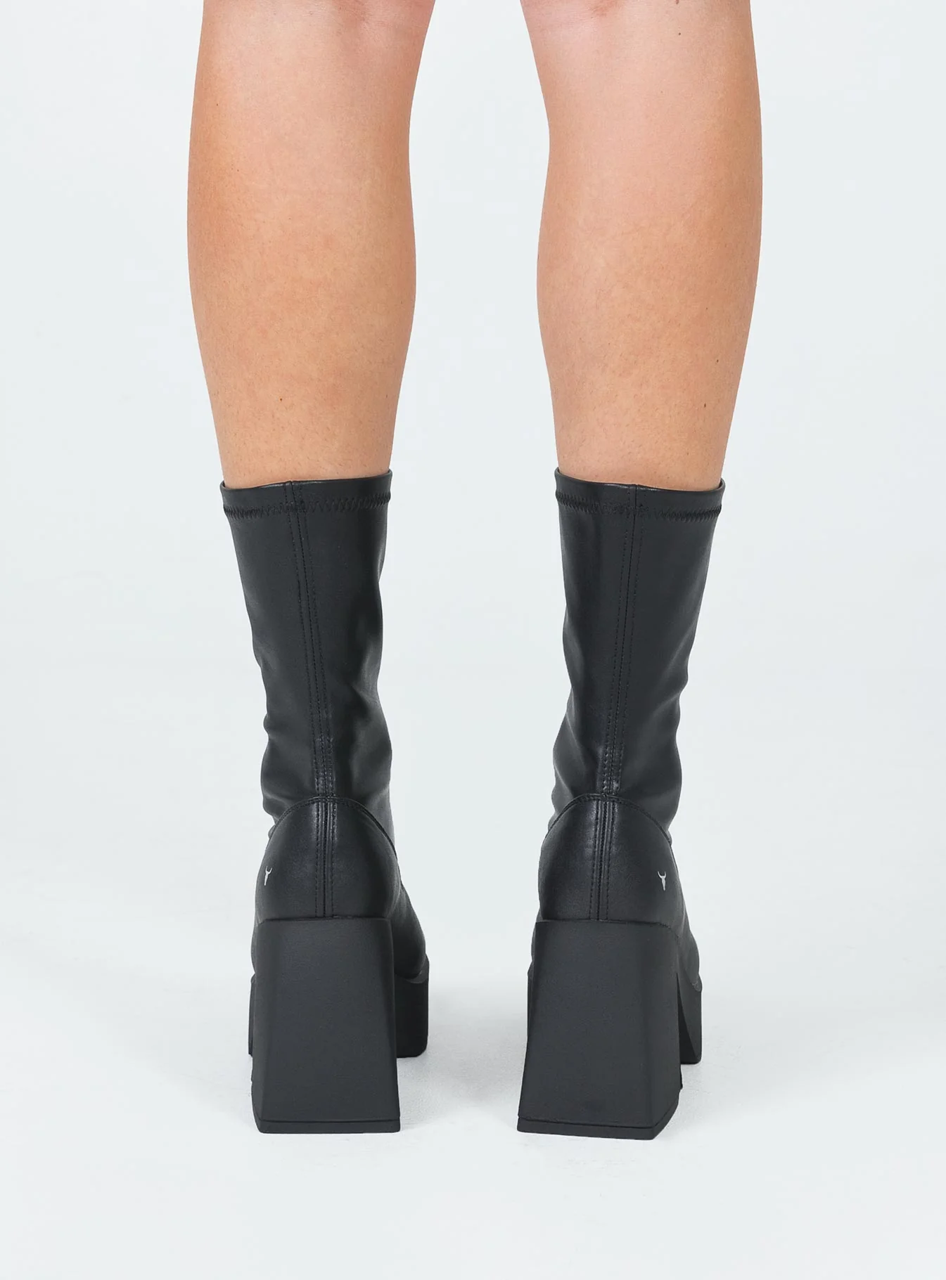 Windsor Smith Baddest Black Stretch Sock Boots - Image 4