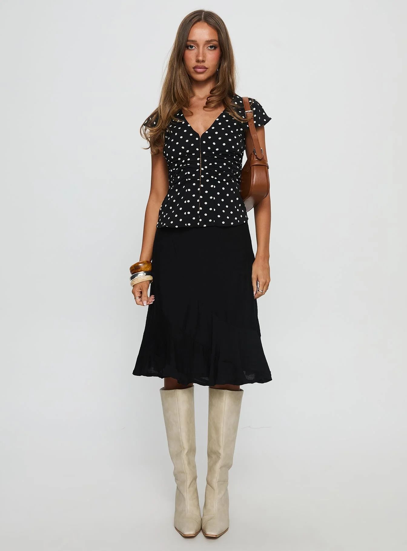 With Kindness Midi Skirt Black - Image 7