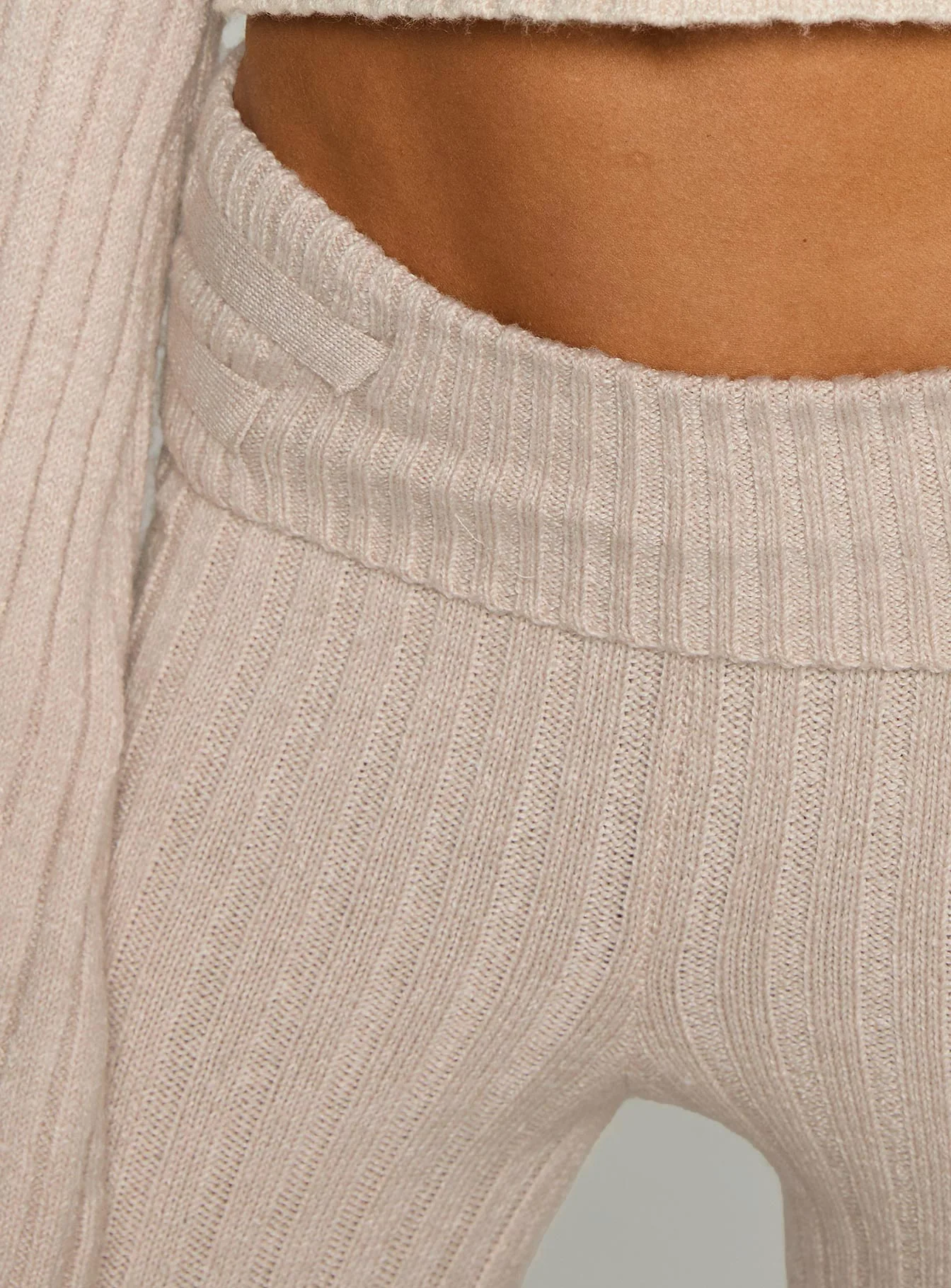 With Purpose Knit Pants Beige - Image 6