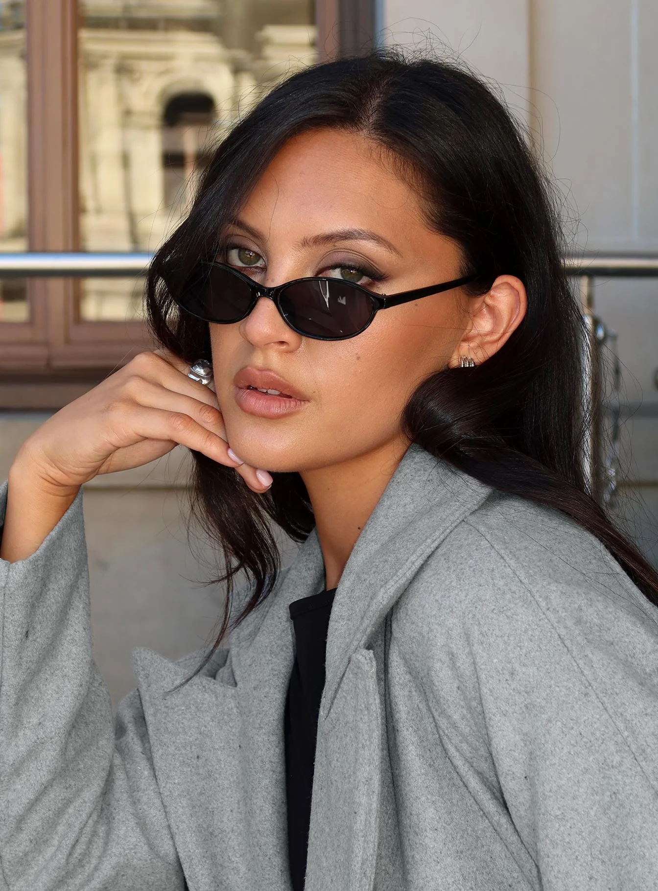 Wonderful World Sunglasses Black - Image 6