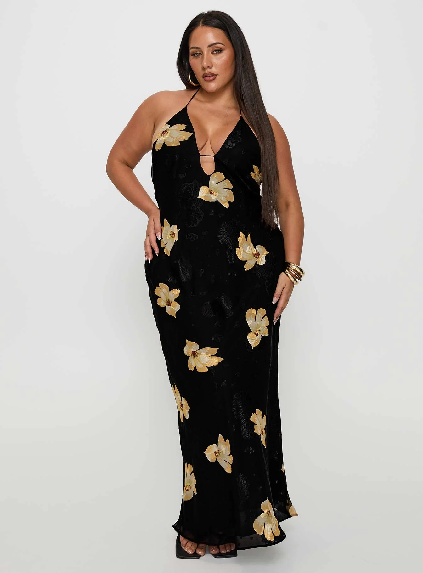 Yasminn Maxi Dress Multi Curve - Image 3