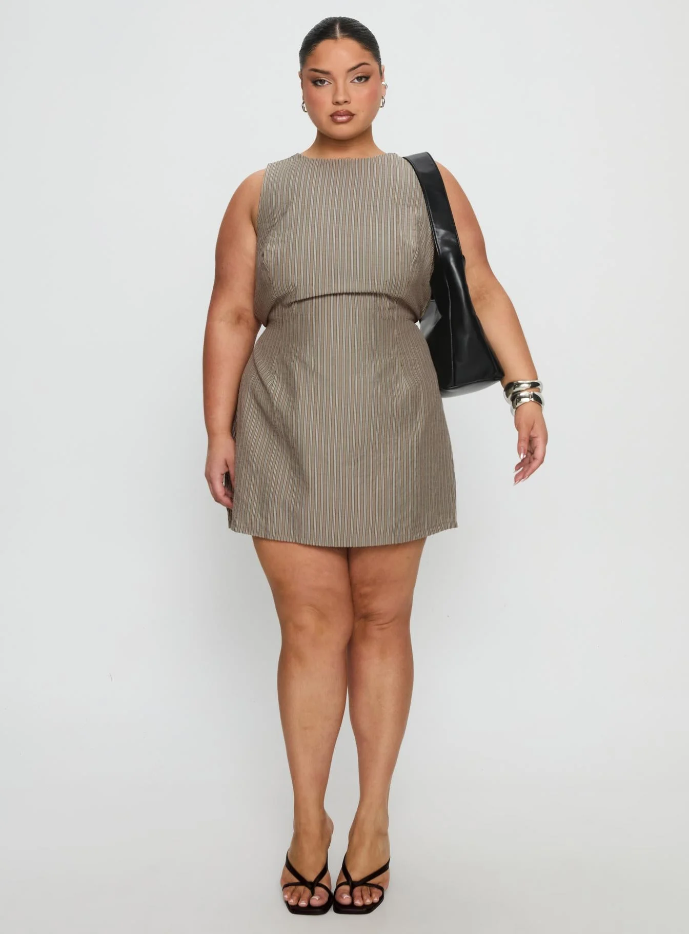 Yumiko Romper Green Stripe Curve - Image 7